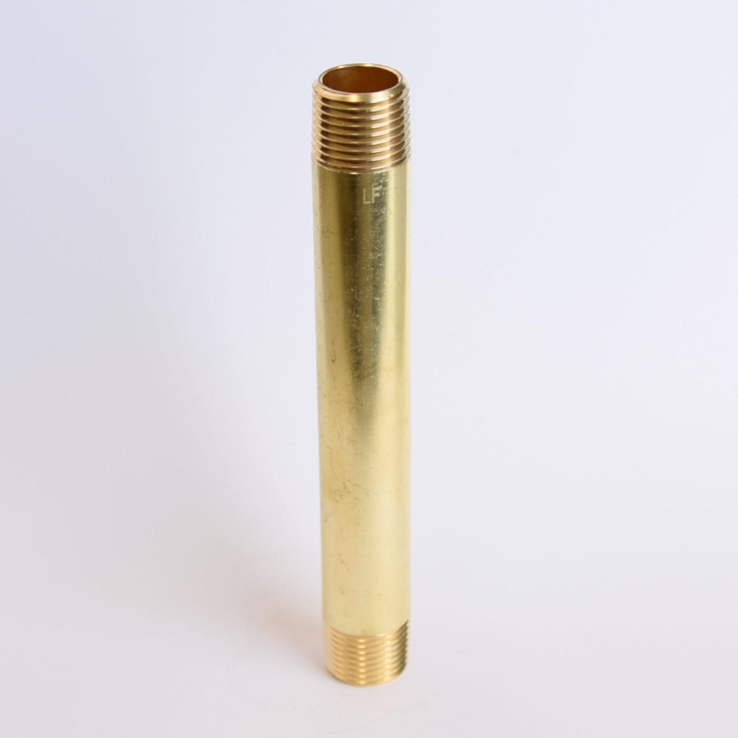 ATC 1/2 in. MPT 1/2 in. D MPT Yellow Brass Nipple 6 in. L