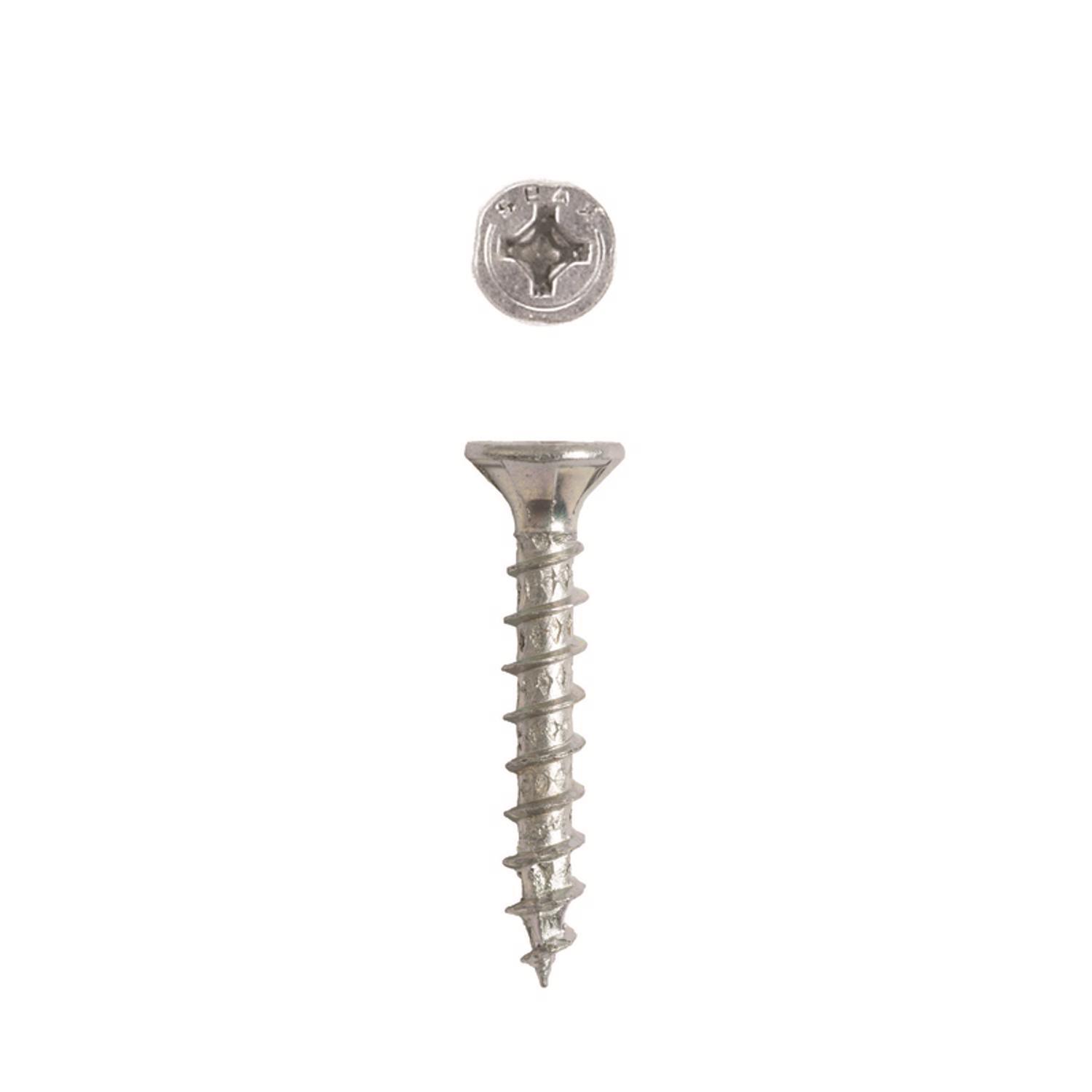 SPAX Multi-Material No. 8 Label X 1 in. L Unidrive Flat Head Serrated Construction Screws