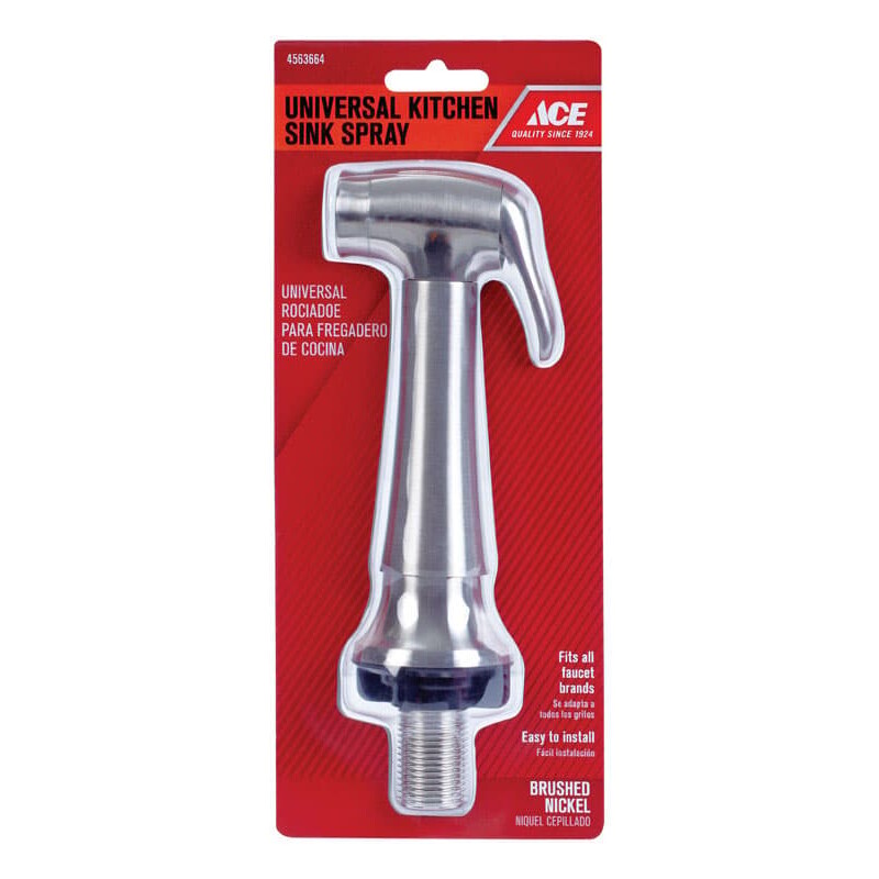 Ace For Universal Brushed Nickel Kitchen Faucet Sprayer