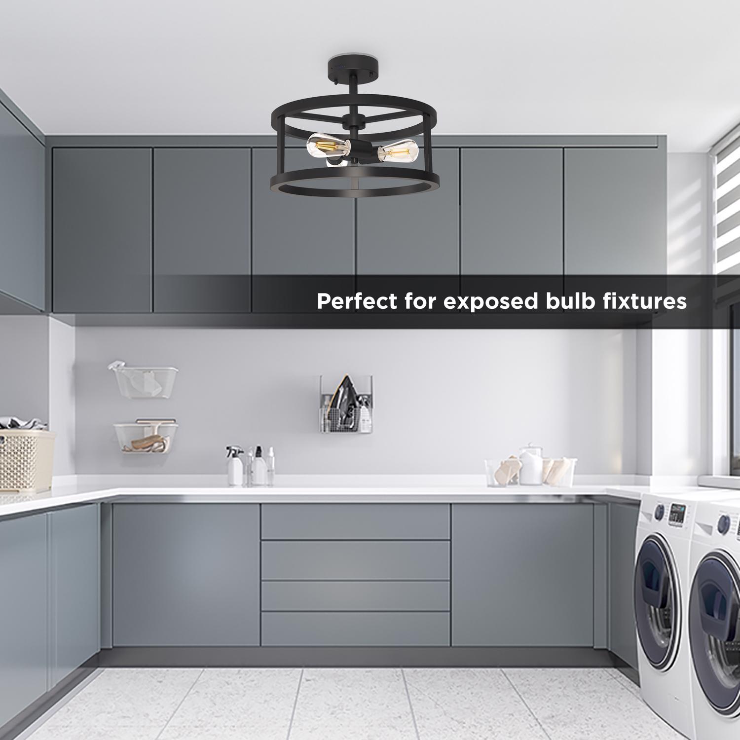 Feit ST19 E26 (Medium) LED Motion Activated Bulb Soft White 60 Watt Equivalence 1 pk