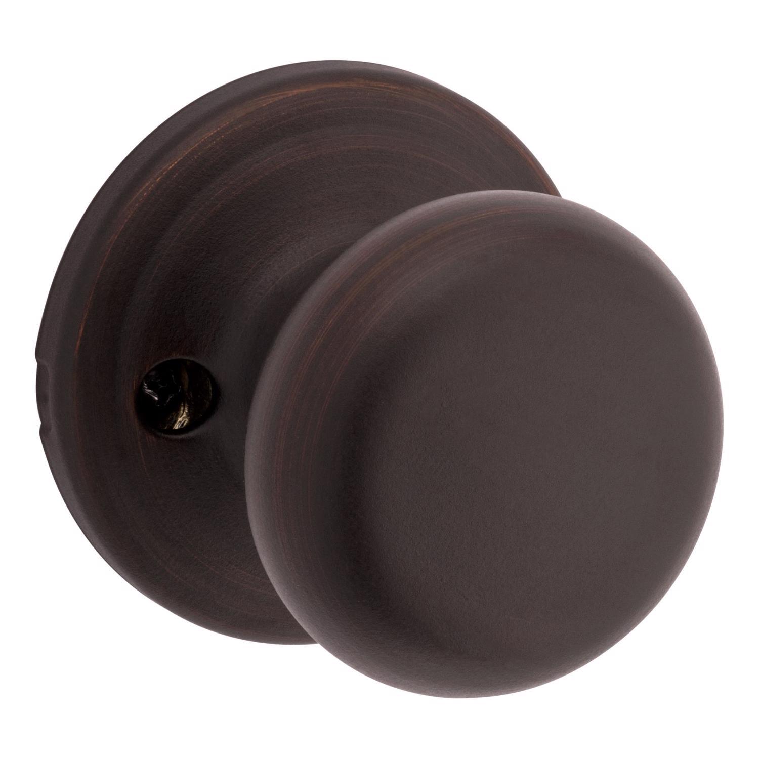 Kwikset Juno Venetian Bronze Dummy Knob Right or Left Handed