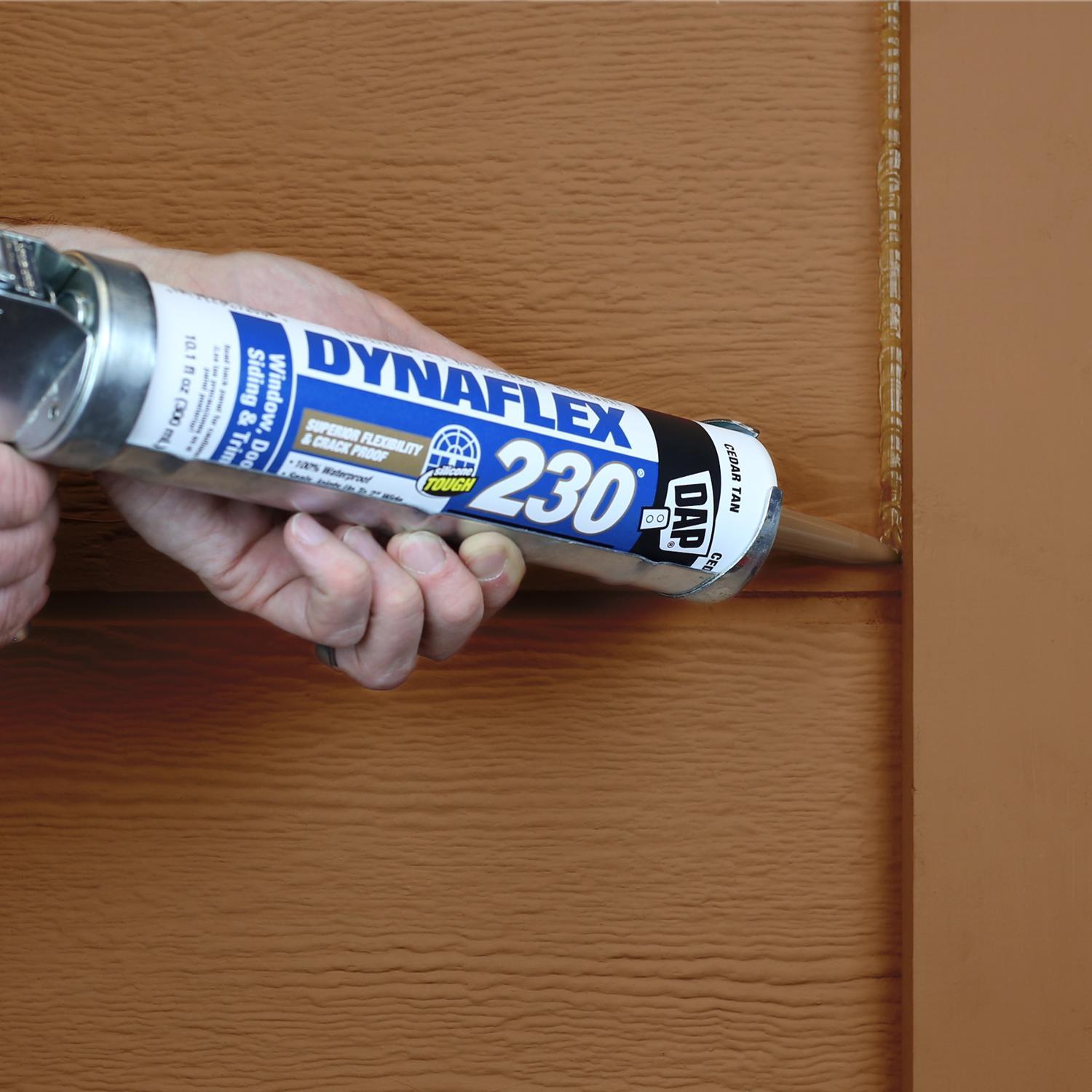 DAP Dynaflex 230 Cedar Tan Premium Latex Door/Siding/ Window Sealant 10.1 oz