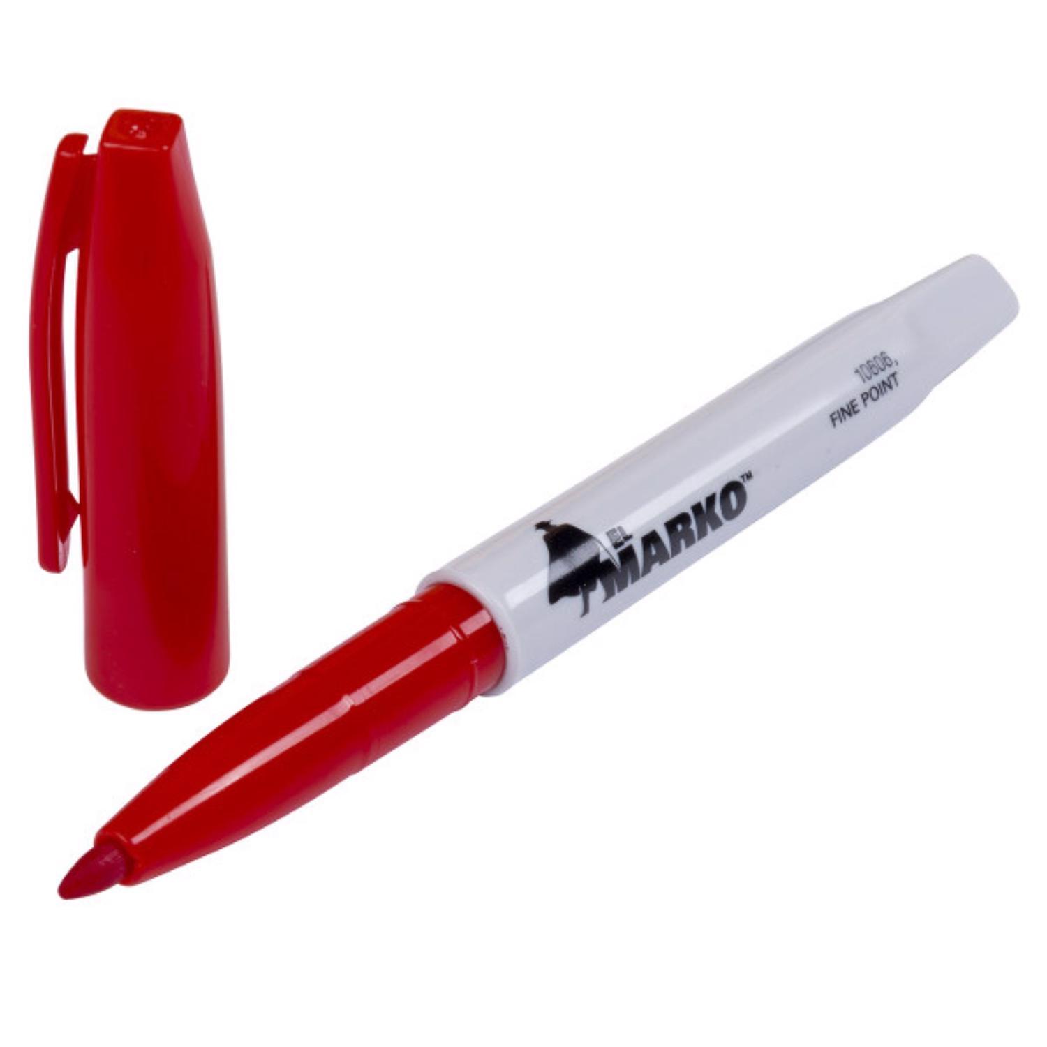 C.H. Hanson Sure Point, CH Hanson Red Medium Tip Permanent Marker 1 pk