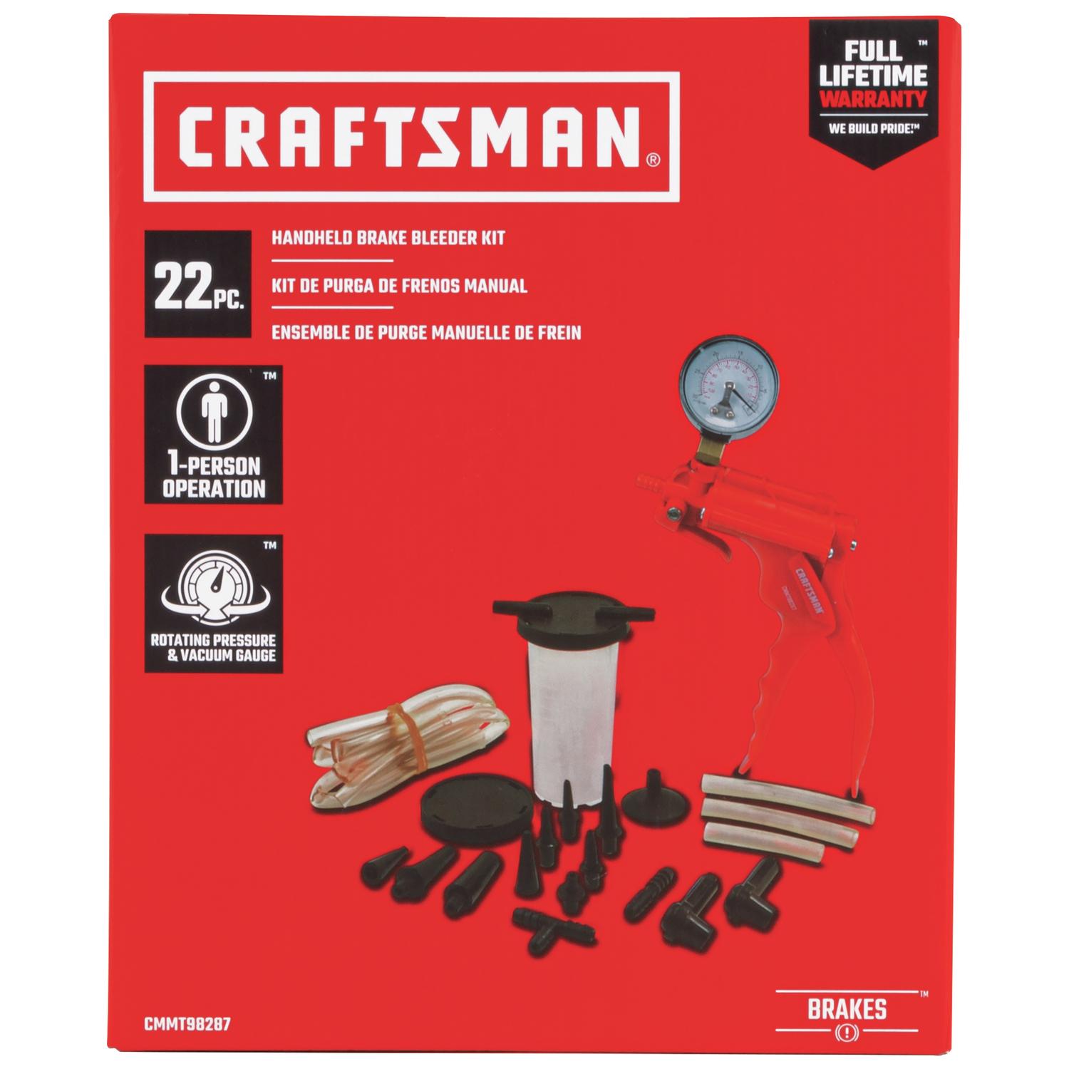 Craftsman 22 pc Handheld Brake Bleeder Kit