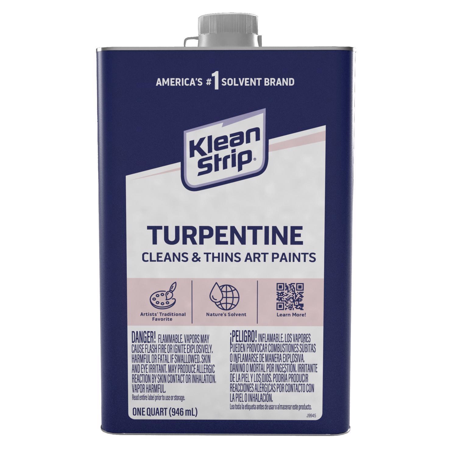 Klean Strip Turpentine Solvent 1 qt