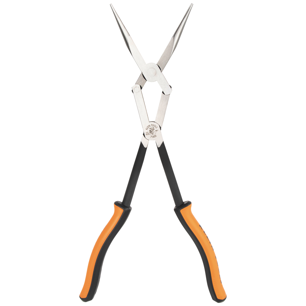 Klein Pliers, Long Reach Needle Nose Pliers, Straight Nose, 13-in.