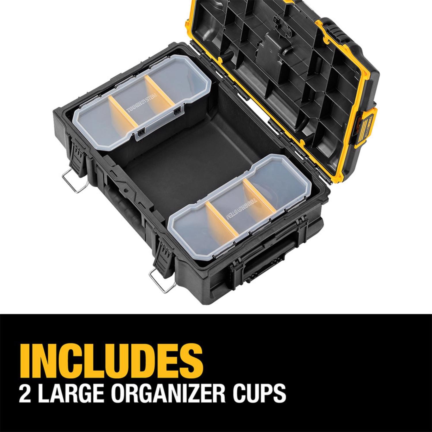 DeWalt ToughSystem 2.0 21.75 in. Medium Tool Box Black/Yellow