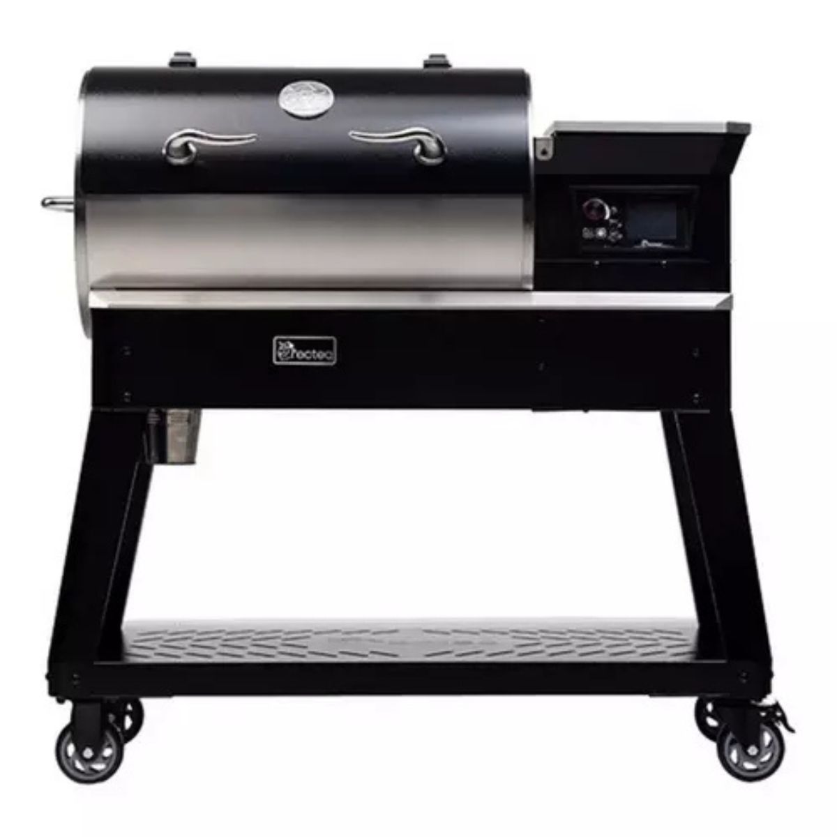 Recteq Patio Legend 600 Wood Pellet WiFi Grill and Smoker Black/Silver