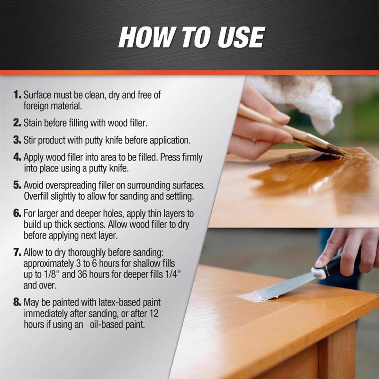 DAP Plastic Wood Natural Wood Filler 16 oz