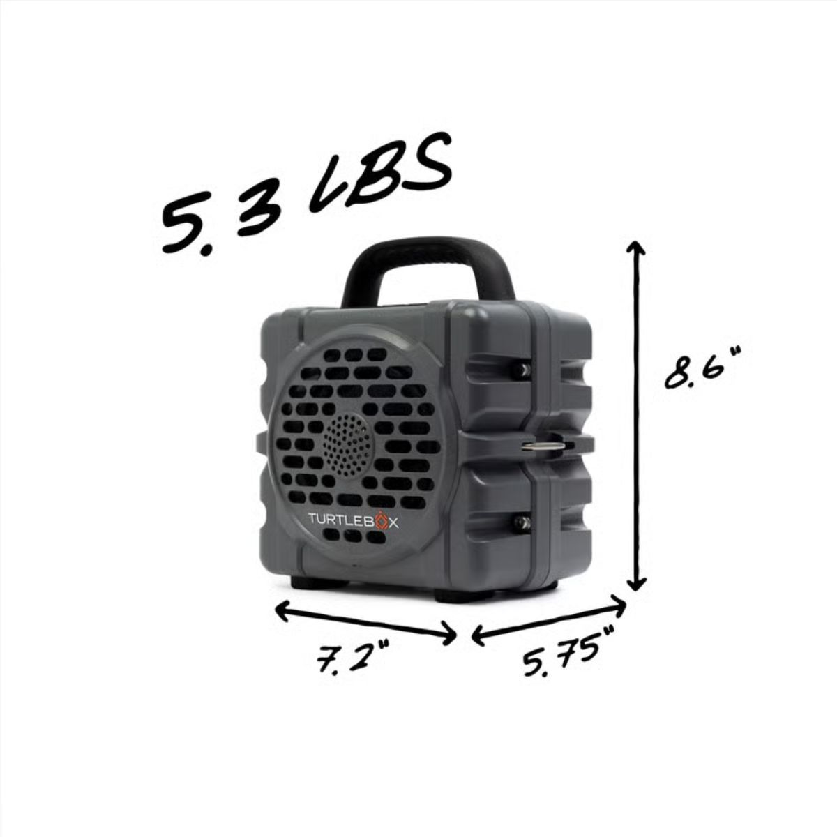 Turtlebox Wireless Bluetooth Weather Resistant Portable Speaker
