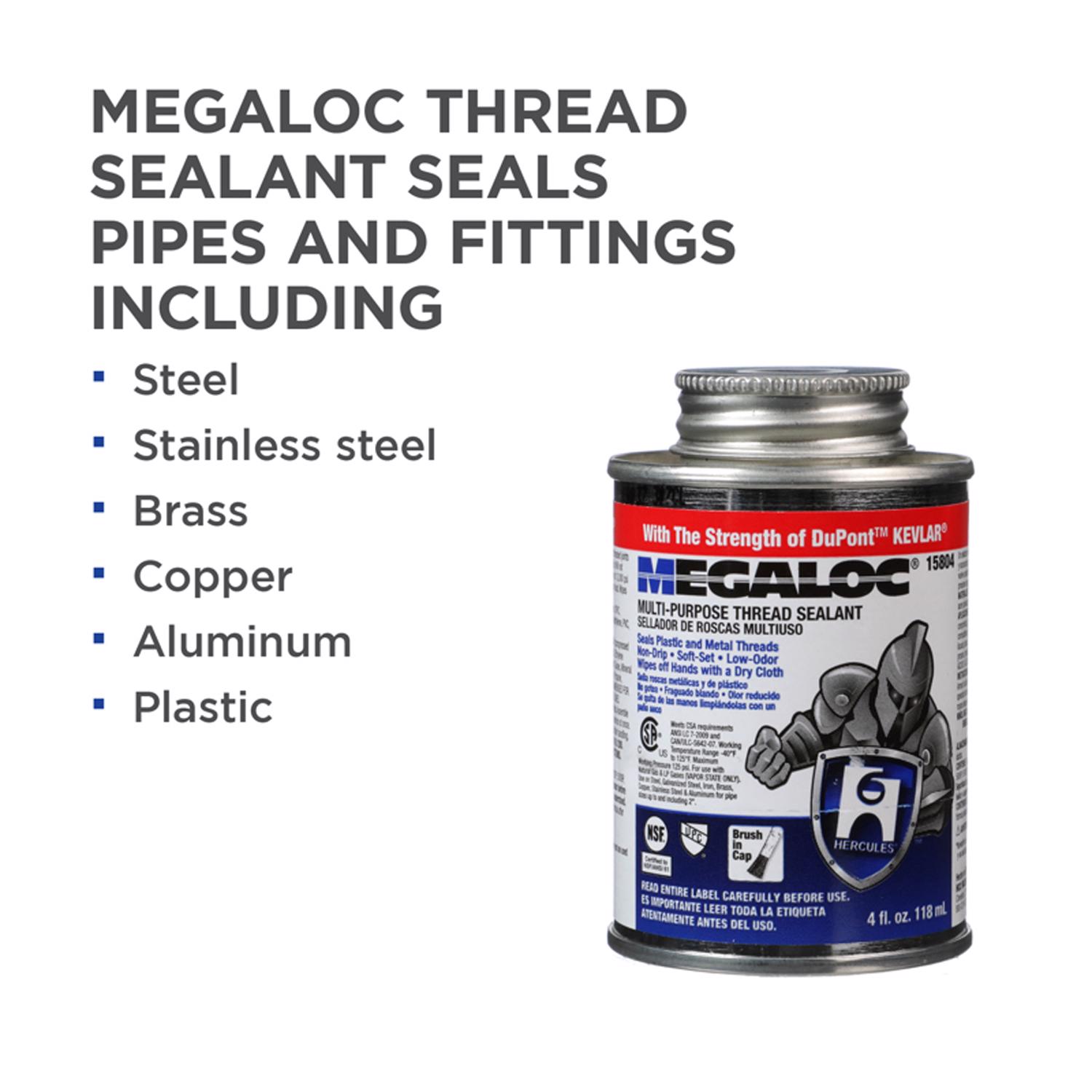 Hercules Megaloc Blue Thread Sealant 4 oz | Stine Home + Yard : The ...