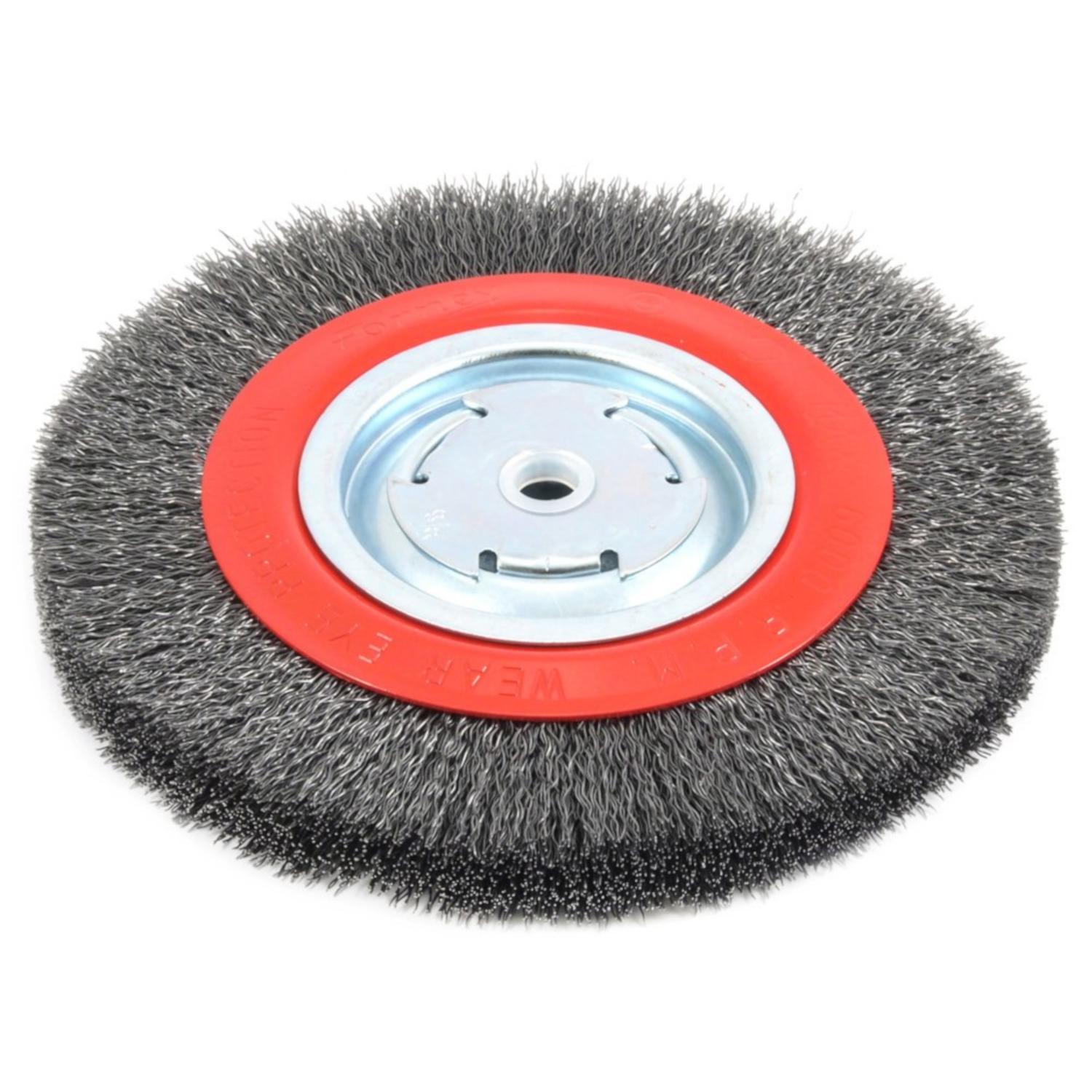 Forney 8 in. Crimped Wire Wheel Brush Metal 6000 rpm 1 pc