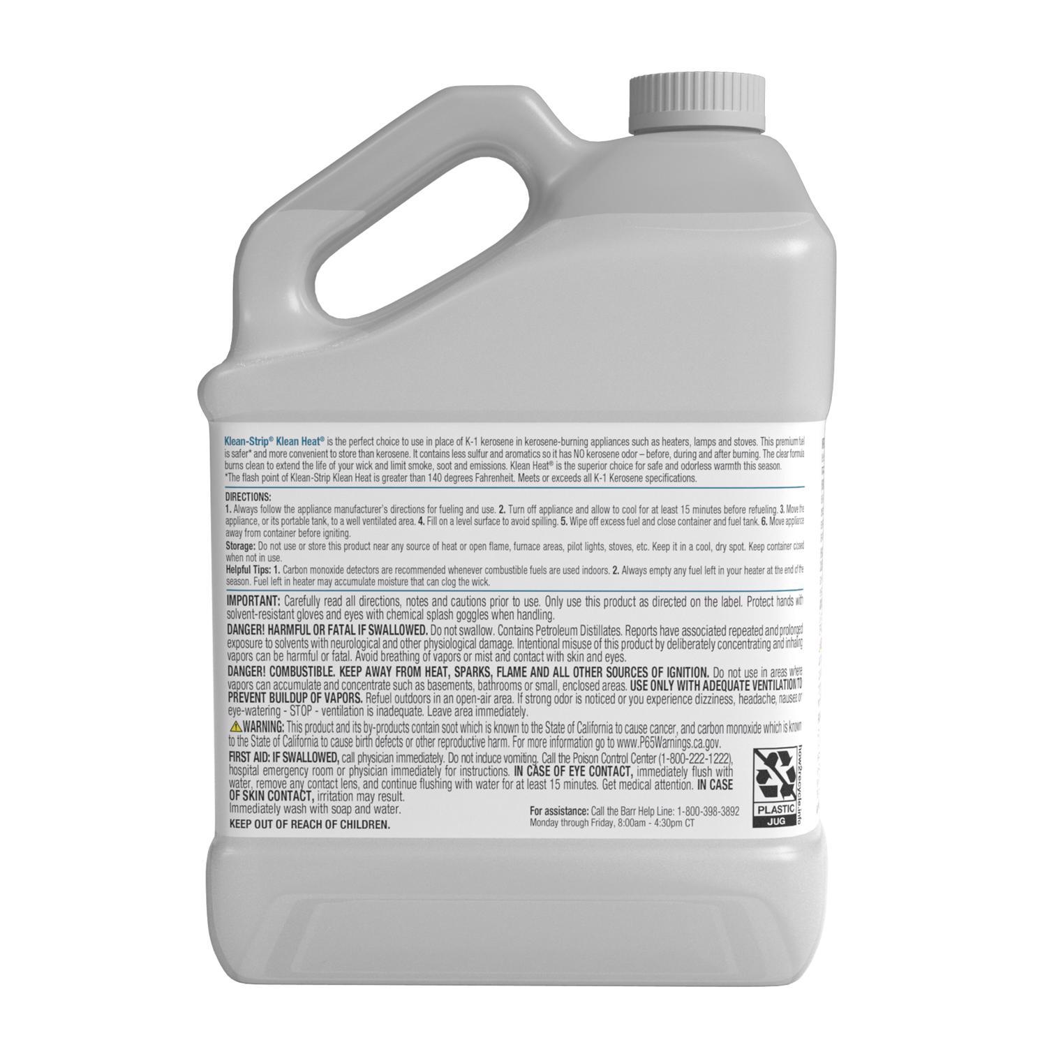 Klean Strip Klean-Heat Kerosene Alternative For Heaters/Lamps/Stoves 128 oz