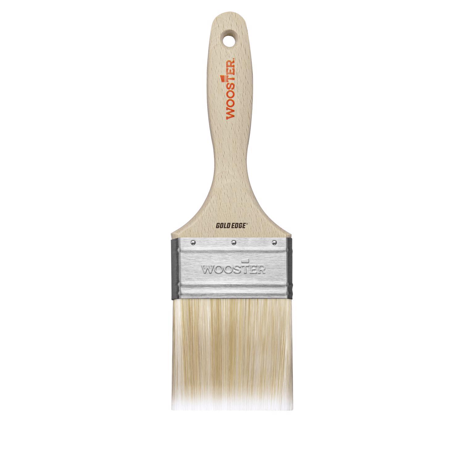 Wooster Gold Edge 3 in. Firm Straight Varnish Brush