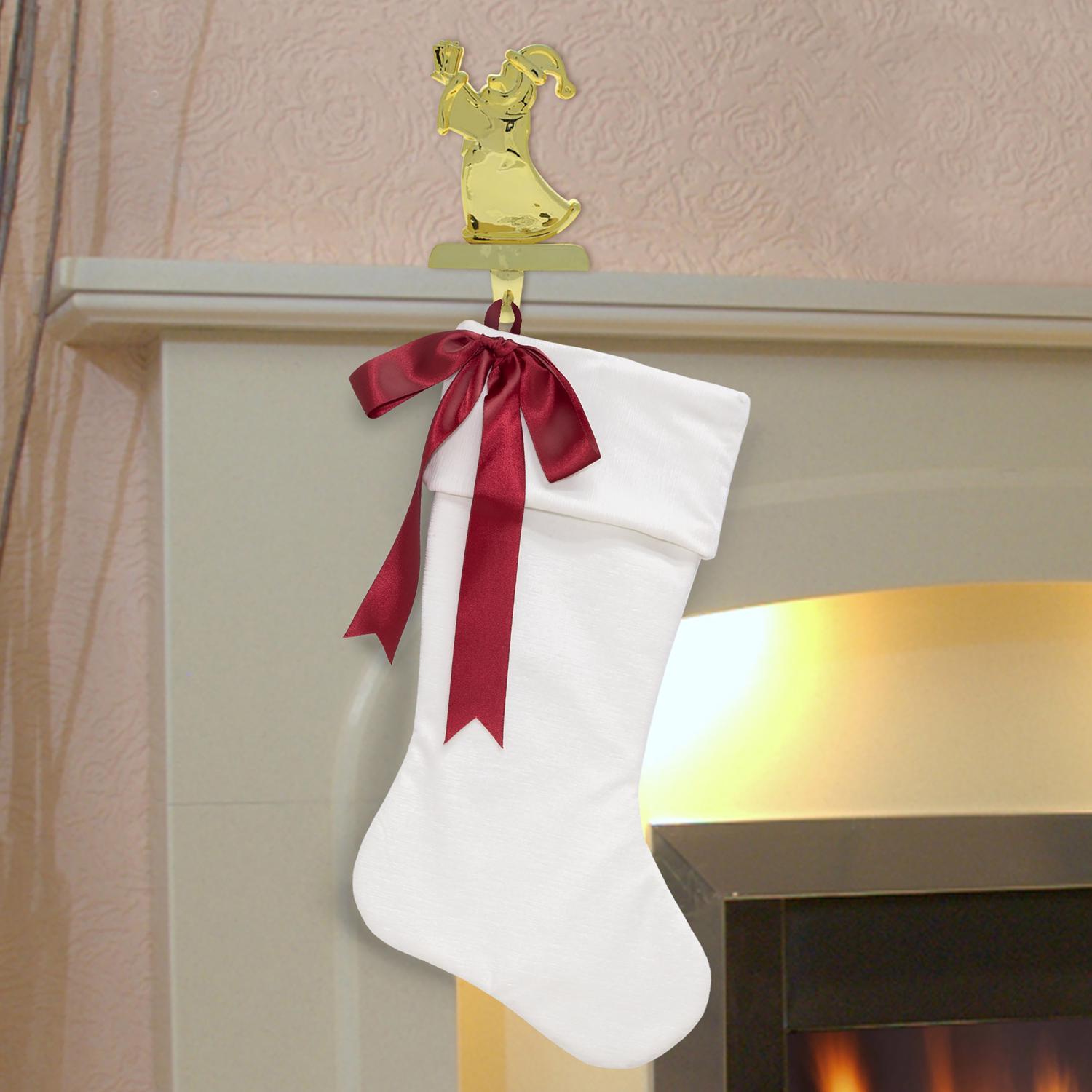 Dyno Red/White Matte W/Bow Christmas Stocking 20 in.