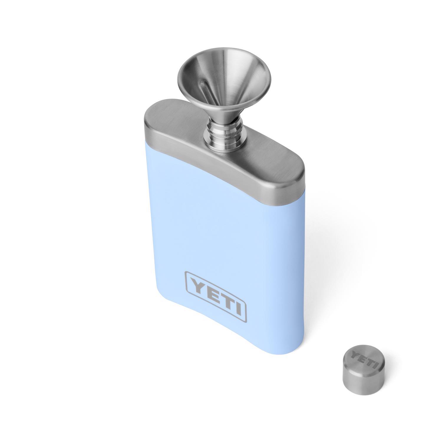 YETI 7 oz Big Sky Blue Stainless Steel Flask