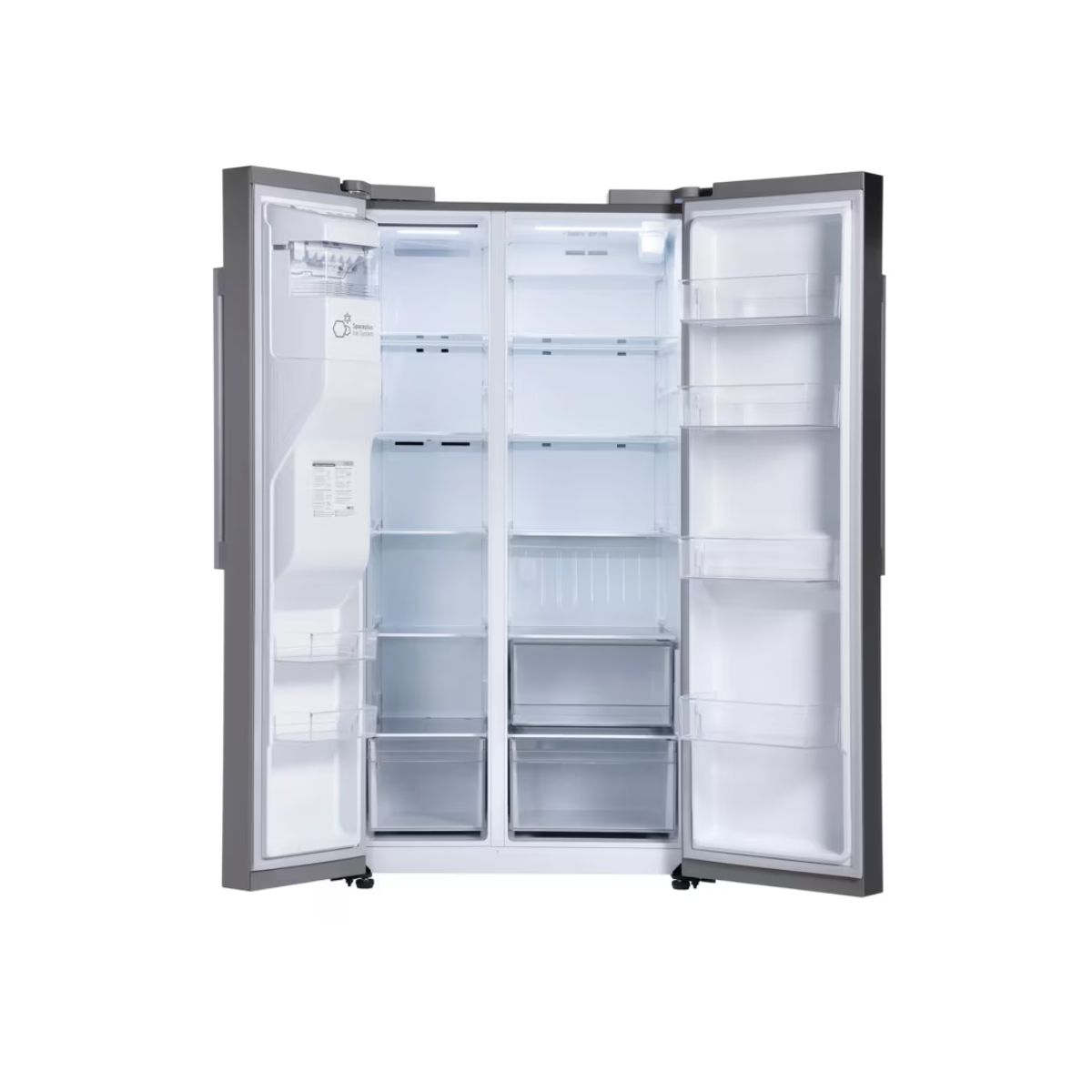 27 cu. ft. Standard-Depth, Side-by-side Refrigerator, with Ice and Water and Bar Handle Design