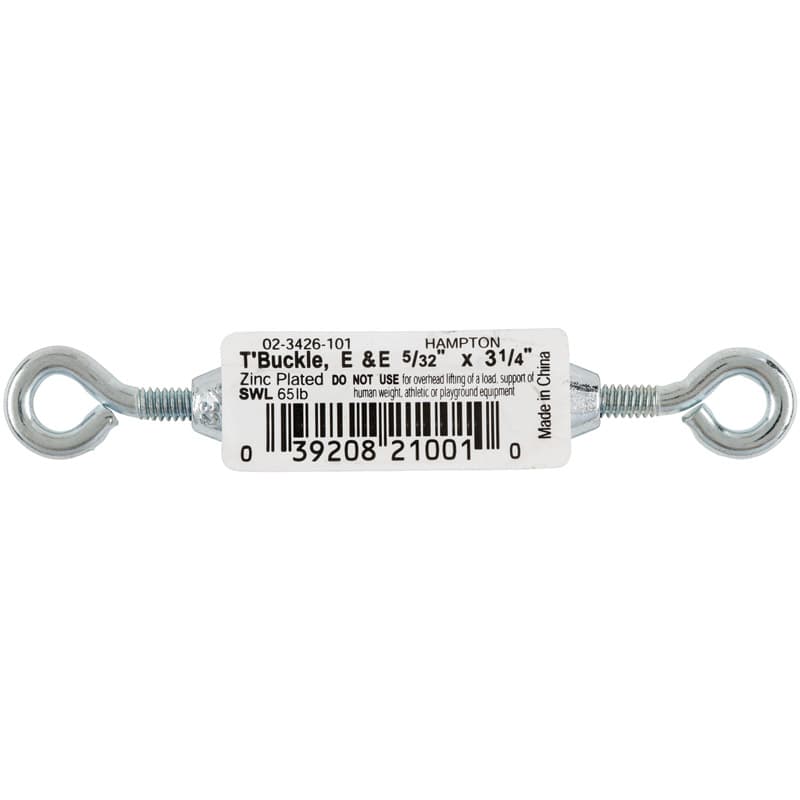 Hampton Zinc-Plated Aluminum/Steel Turnbuckle 65 lb