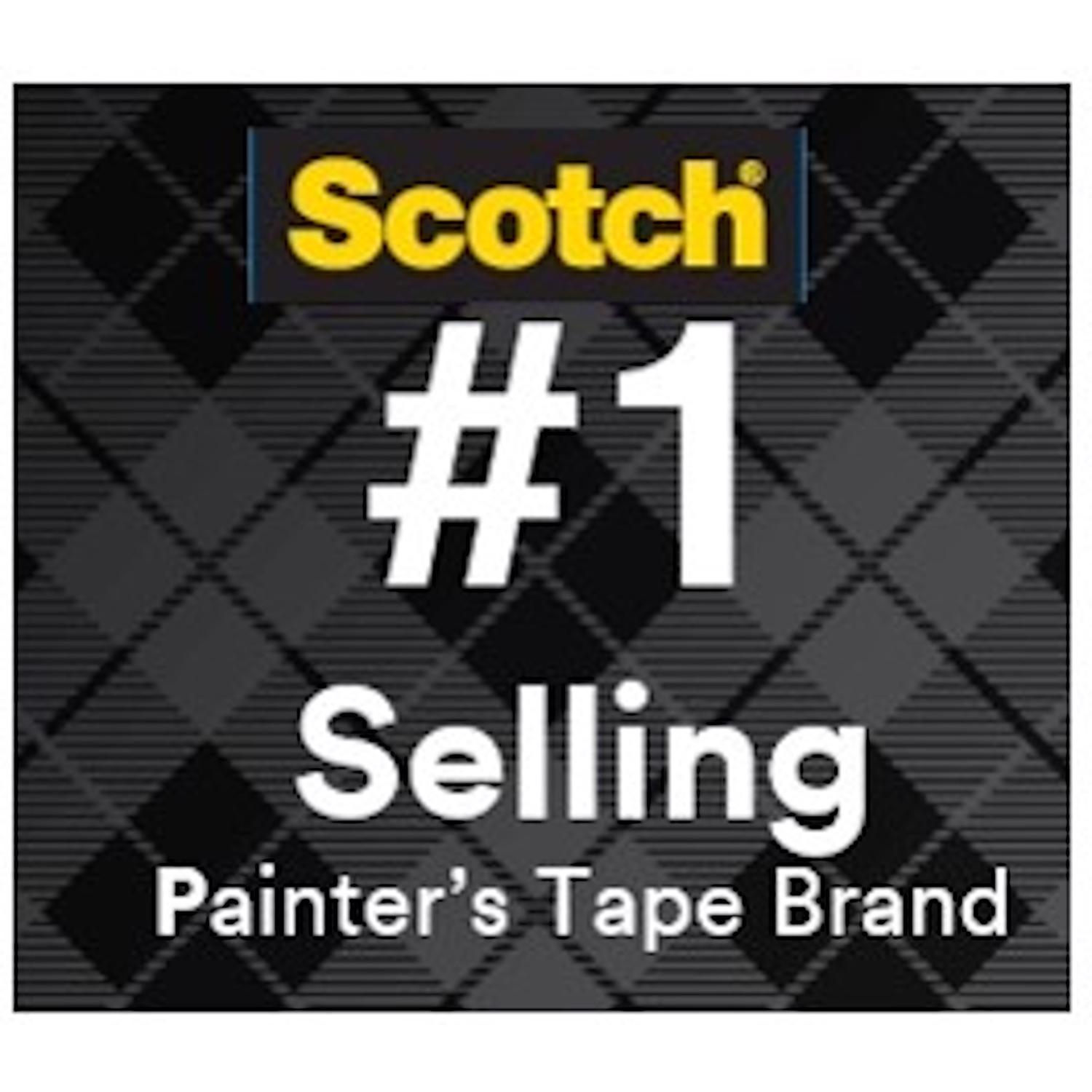 Scotch 1.41 in. W X 60 yd L Purple Medium Strength Painter's Tape 1 pk