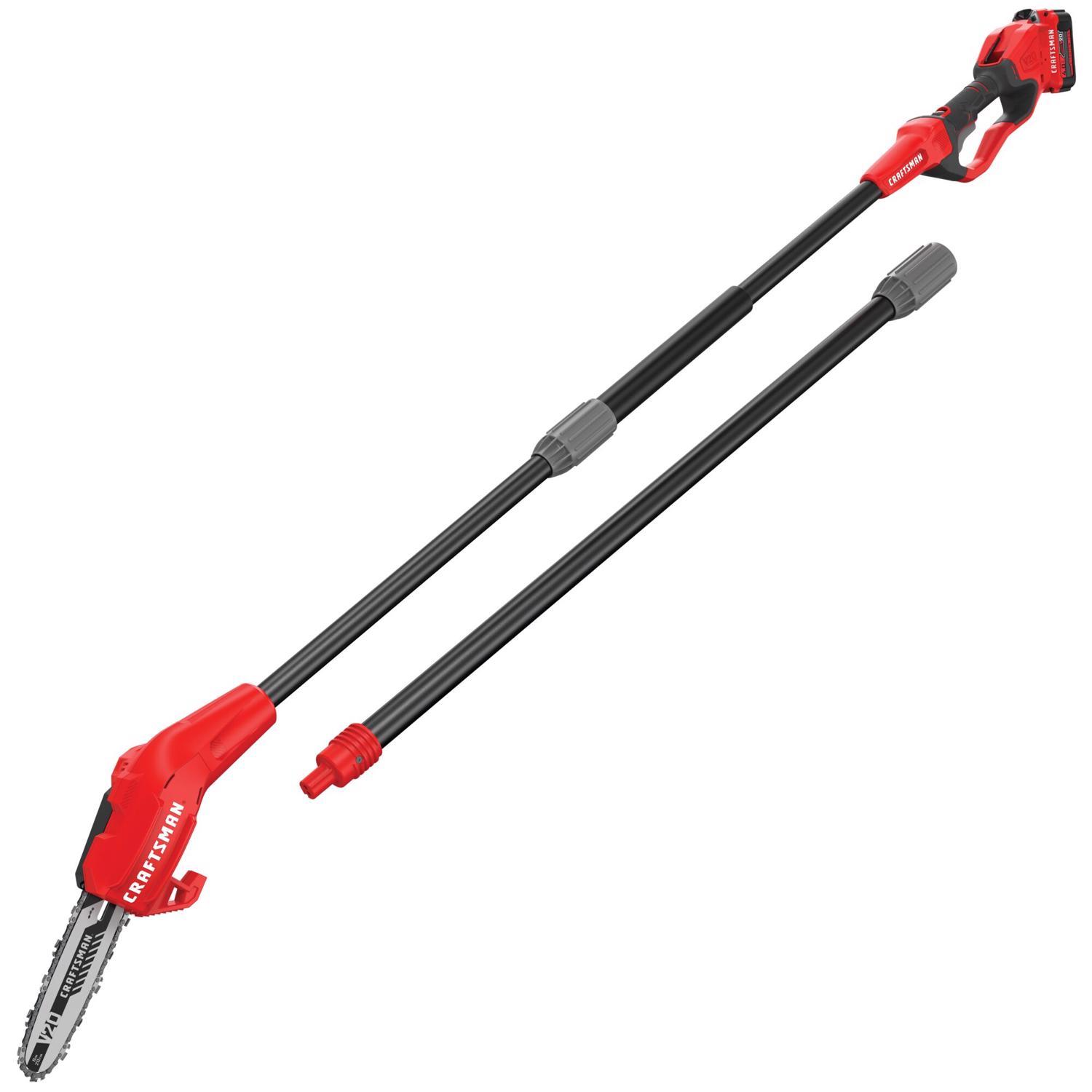 Craftsman V20 CMCCSP20M1 8 in. 20 V Battery Pole Saw Kit (Battery & Charger)
