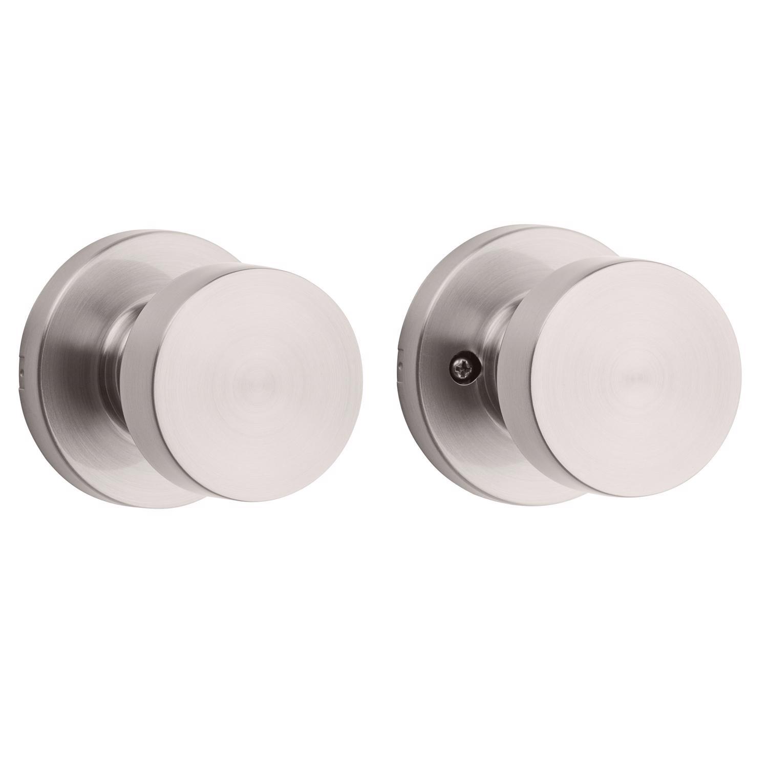 Kwikset Signature Series Pismo Satin Nickel Passage Knob Right or Left Handed
