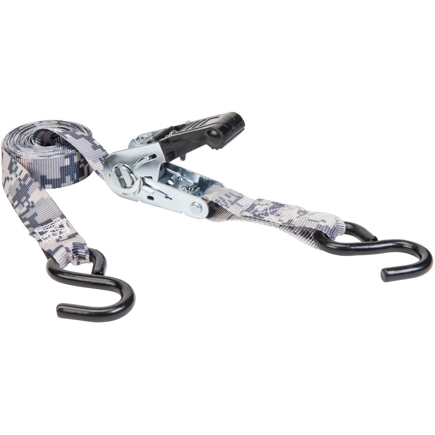 Keeper 1 in. W X 12 ft. L Multicolored Tie Down Strap 500 lb 4 pk