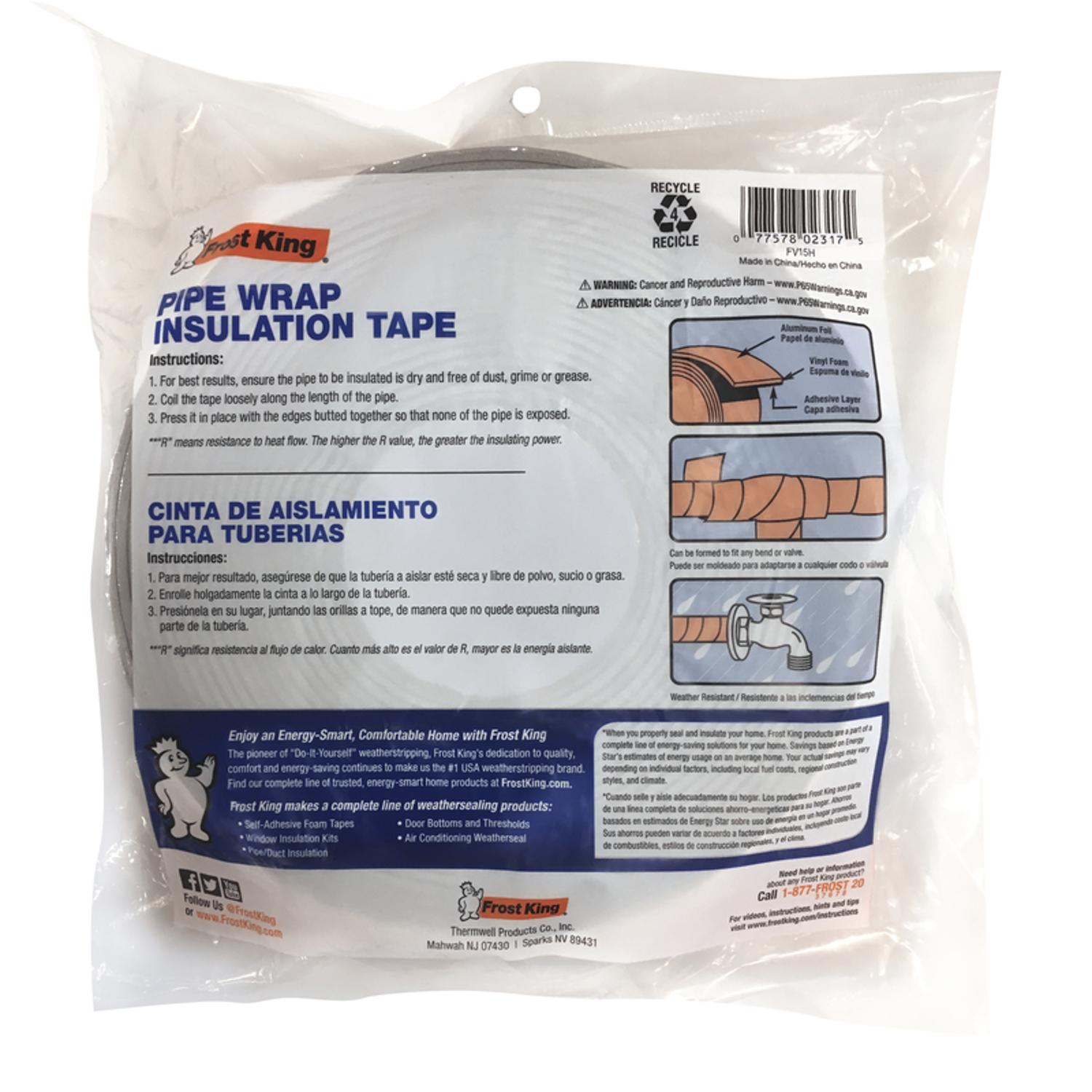 Frost King 2in. x 15in. L Foam Tape Insulation