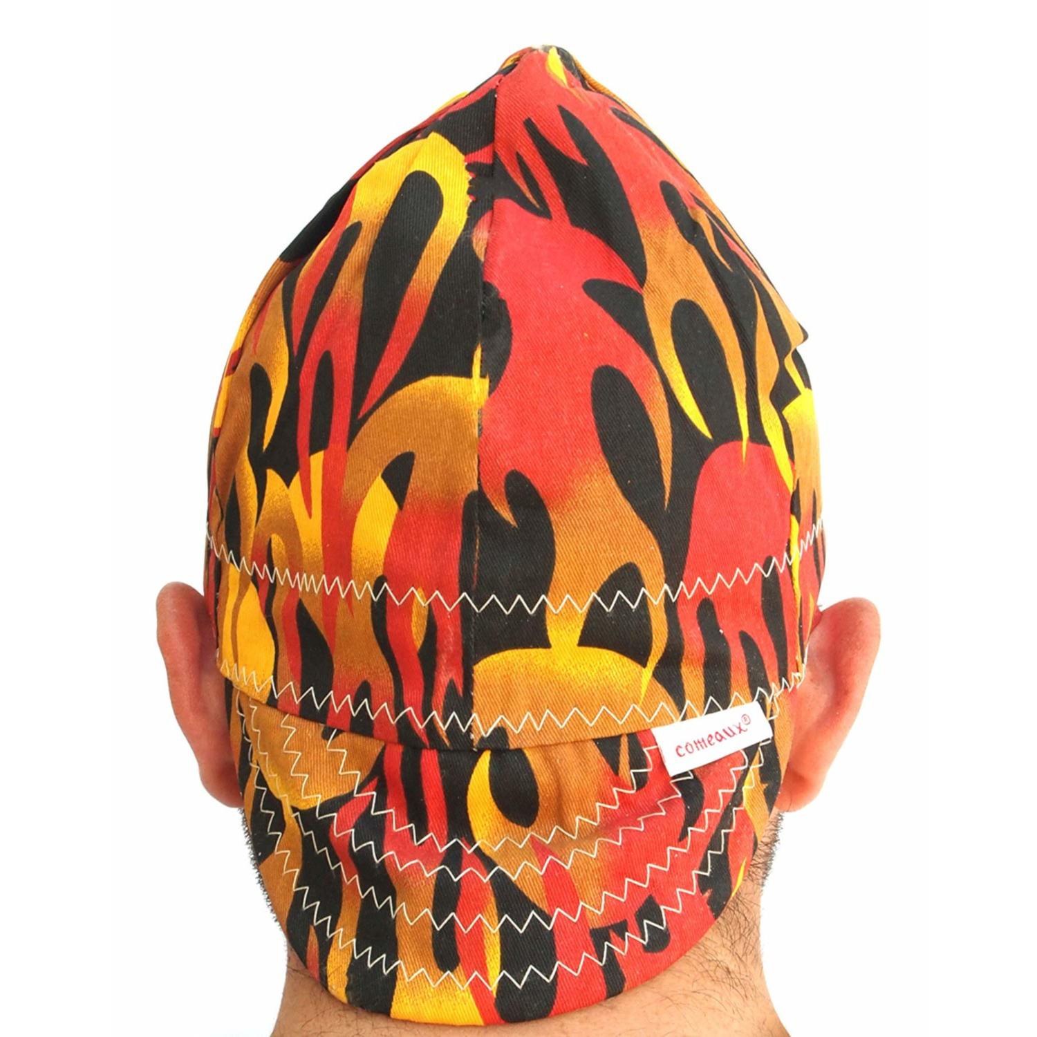 Forney 7 in. H X 7 in. W Cotton Welding Cap Multicolored 1 pc