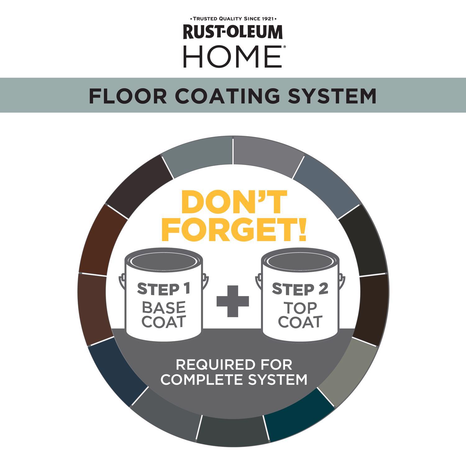 Rust-Oleum Home Dark Tint Base Water-Based Floor Coating Step 1 30.5 oz
