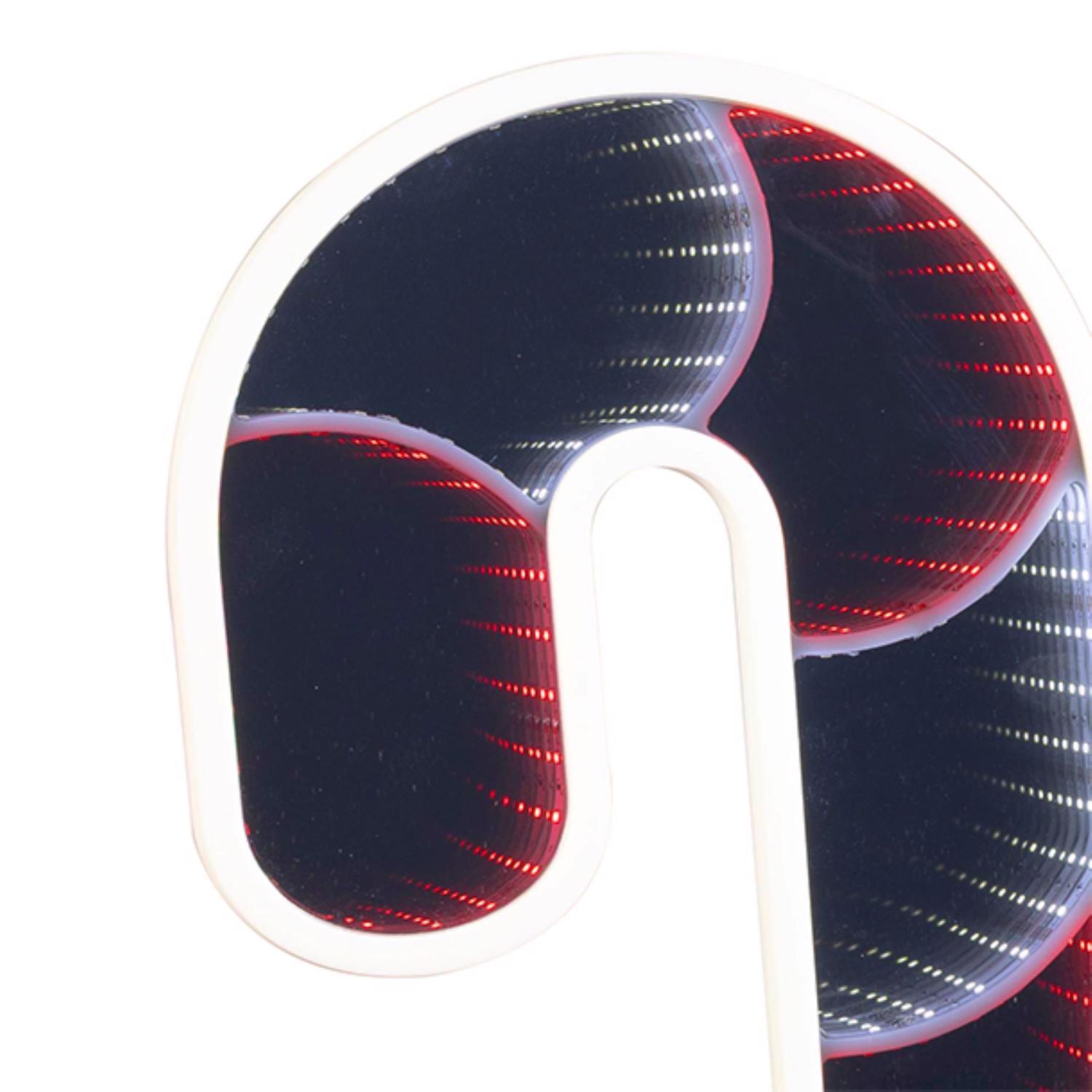 Celebrations LED Infinity Candy Cane 30 in. Yard Decor