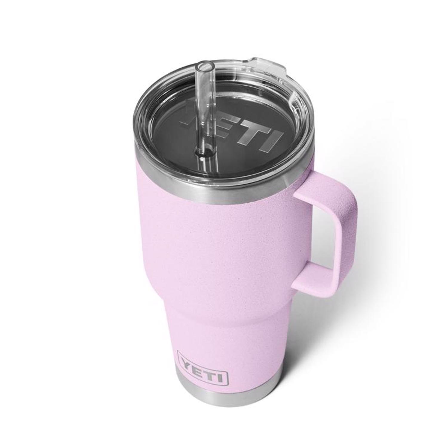YETI Rambler 35 oz Cherry Blossom BPA Free Straw Mug