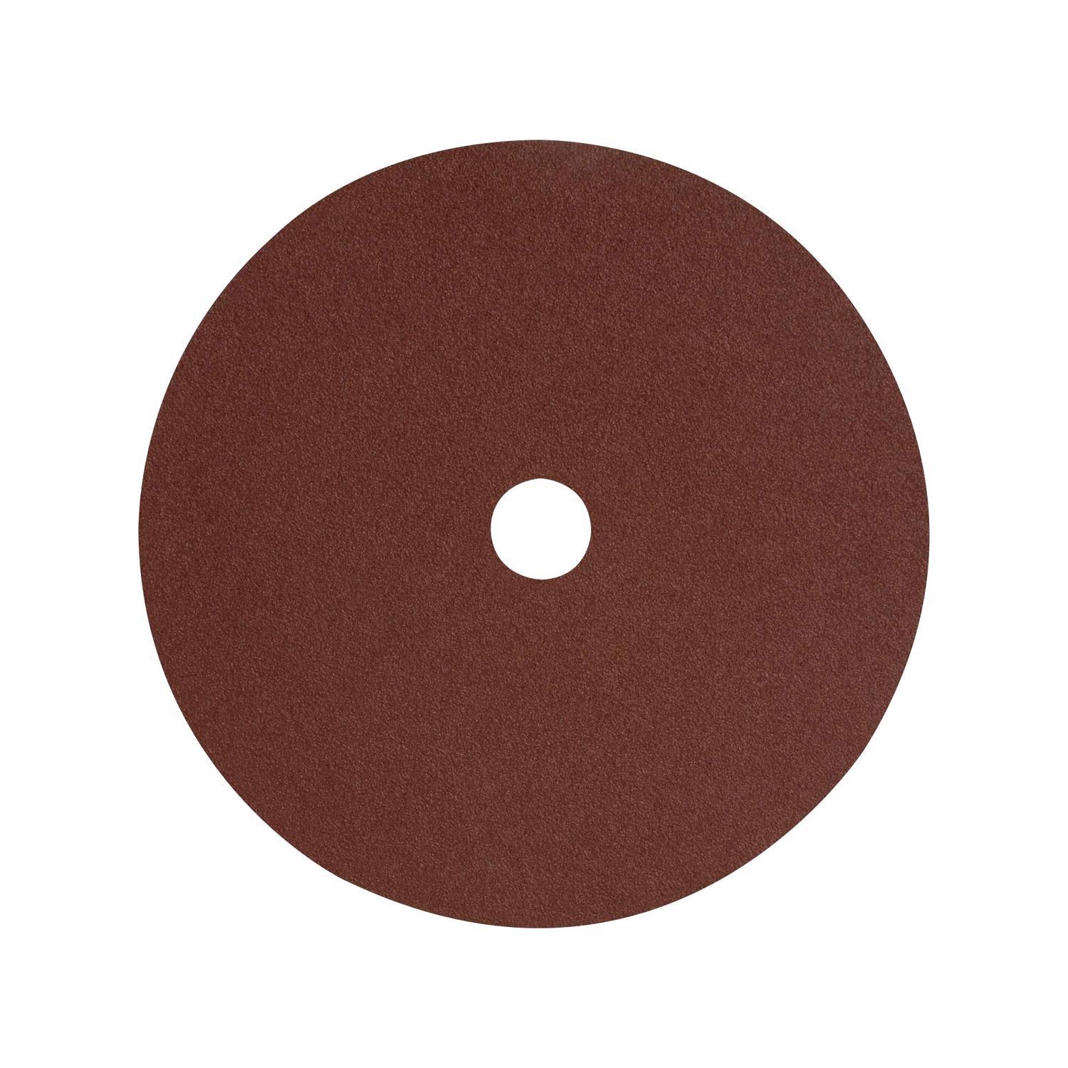 DeWalt 4.5 in. Aluminum Oxide Hook and Lock Resin Fiber Disc 60 Grit 5 pk