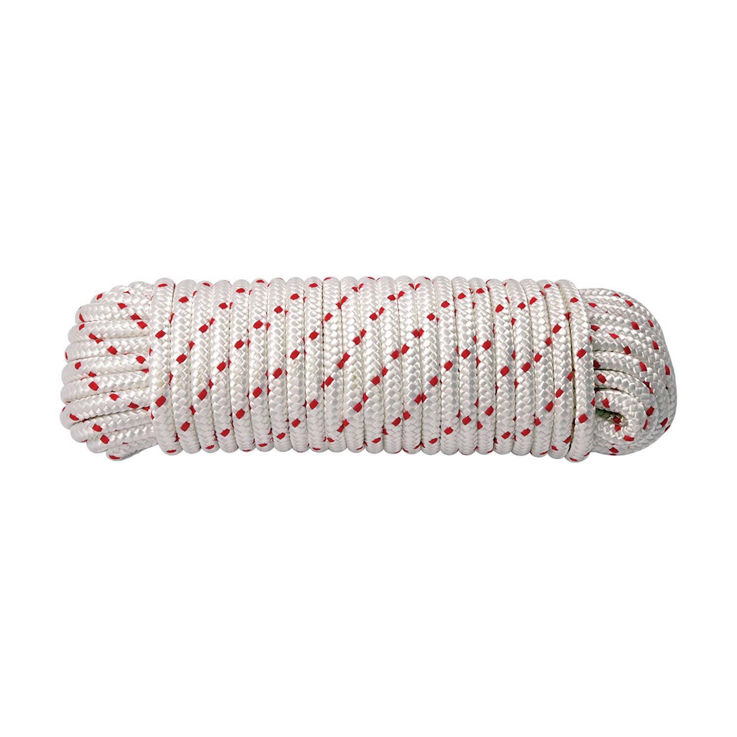 Ace 7/16 in. D X 100 ft. L White Diamond Braided Polyester Rope