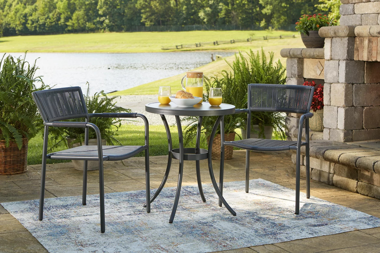 Ashley Crystal Breeze 3-Piece Table and Chair Set
