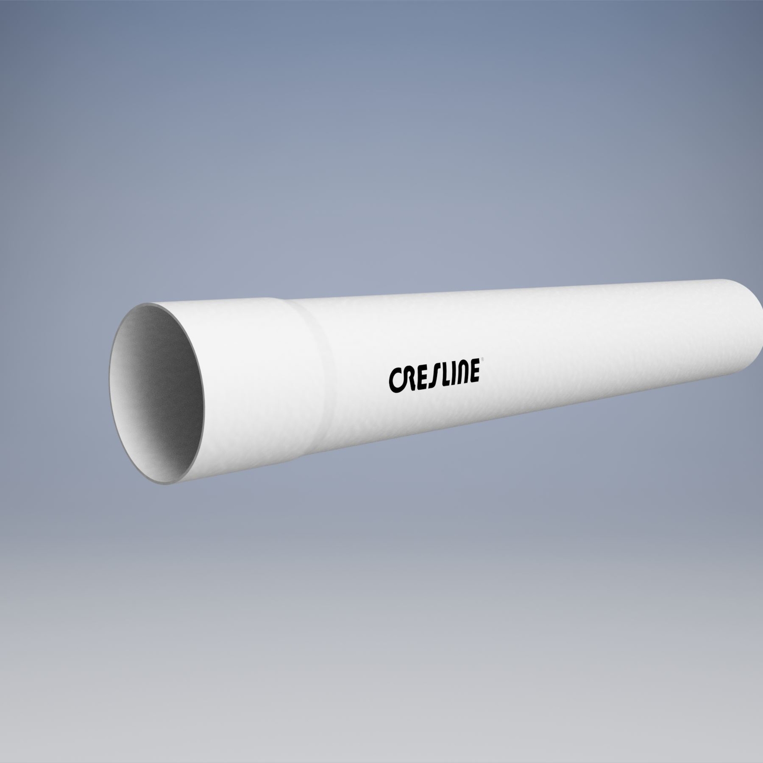 Charlotte Pipe 6 in. D X 10 ft. L PVC Sewer and Drain Pipe