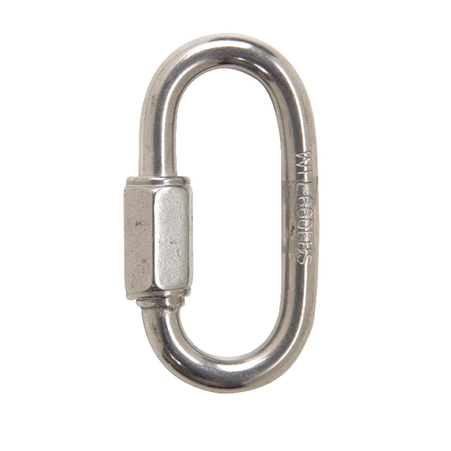 Campbell Polished Stainless Steel Quick Link 660 lb 2 in. L