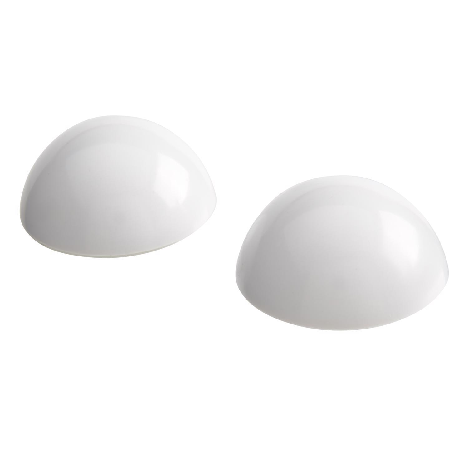 Ace 2-3/8 in. W Rubber White Wall Door Stop Mounts to wall 0 in.