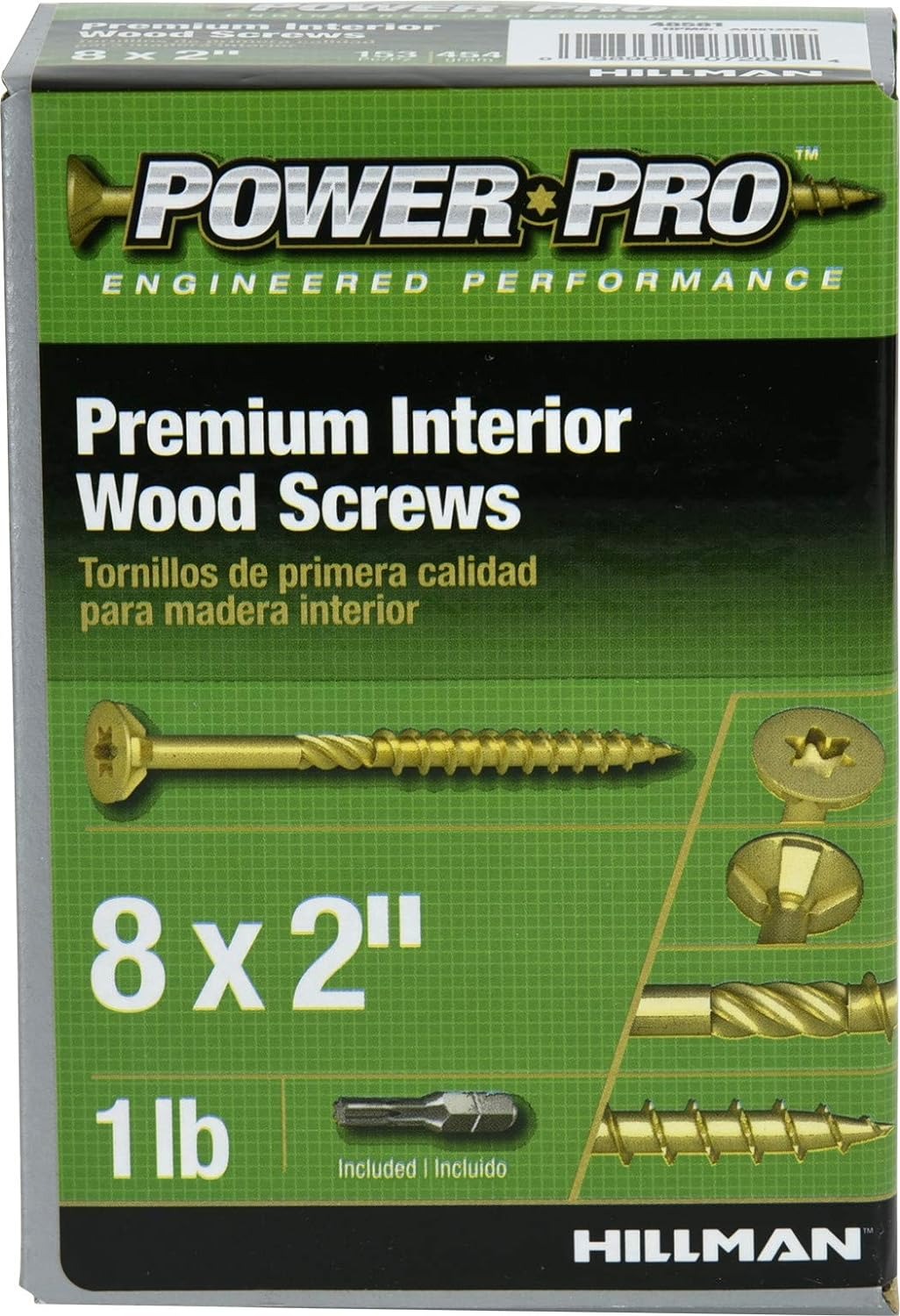 Screw Power Pro Int 8 x 2 1#