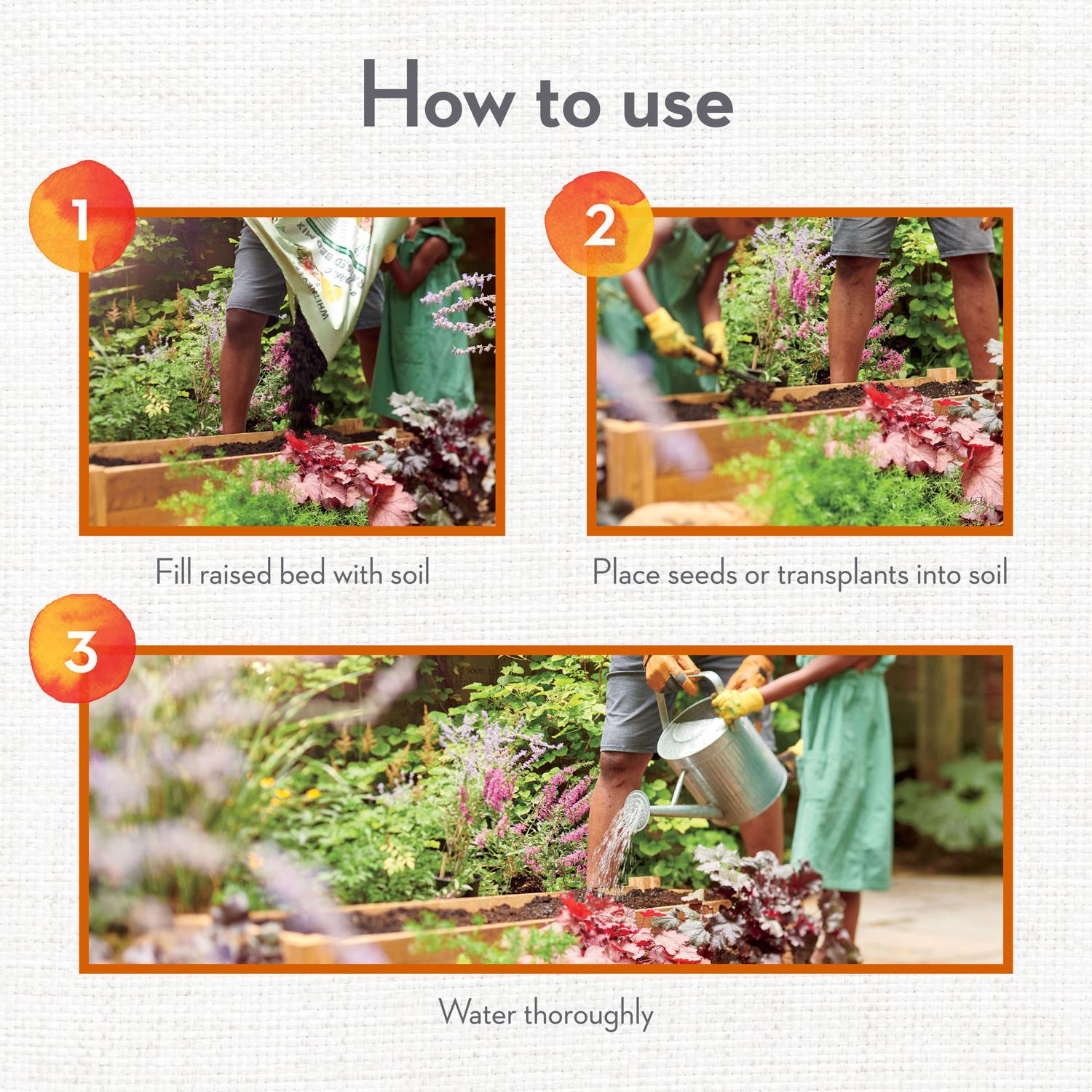 Whitney Farms Organic Fruit and Vegetable Raised Bed Mix 1.5 cu ft