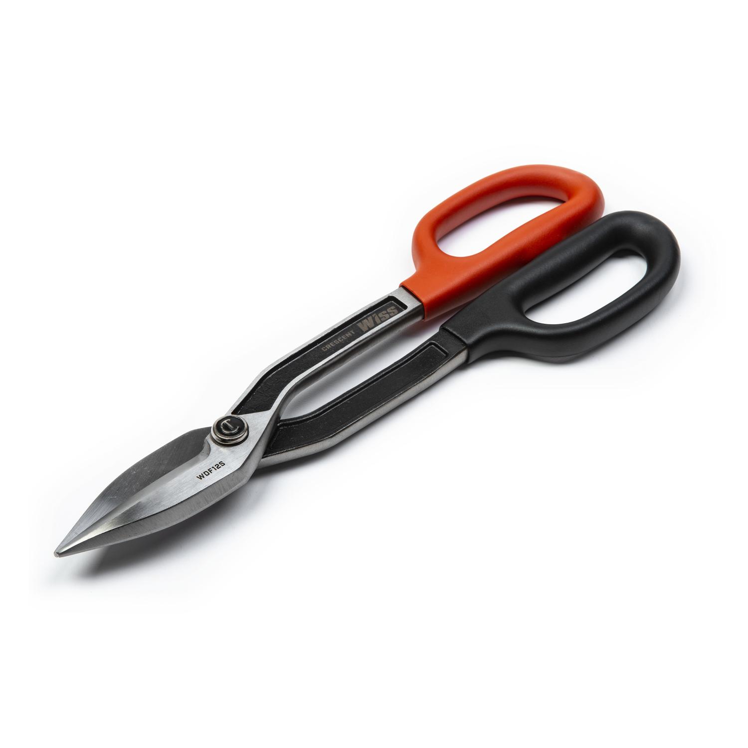 Crescent Wiss 12-1/2 in. Stainless Steel Straight Straight Pattern Snips 20 Ga. 1 pk