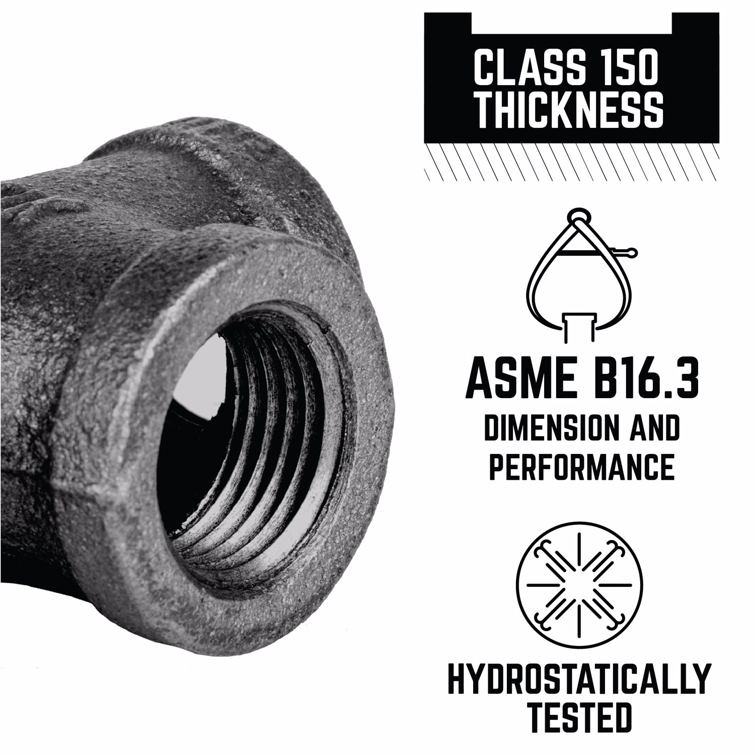 STZ Industries 1/2 in. FIP each X 1/2 in. D FIP Black Malleable Iron 45 Degree Elbow