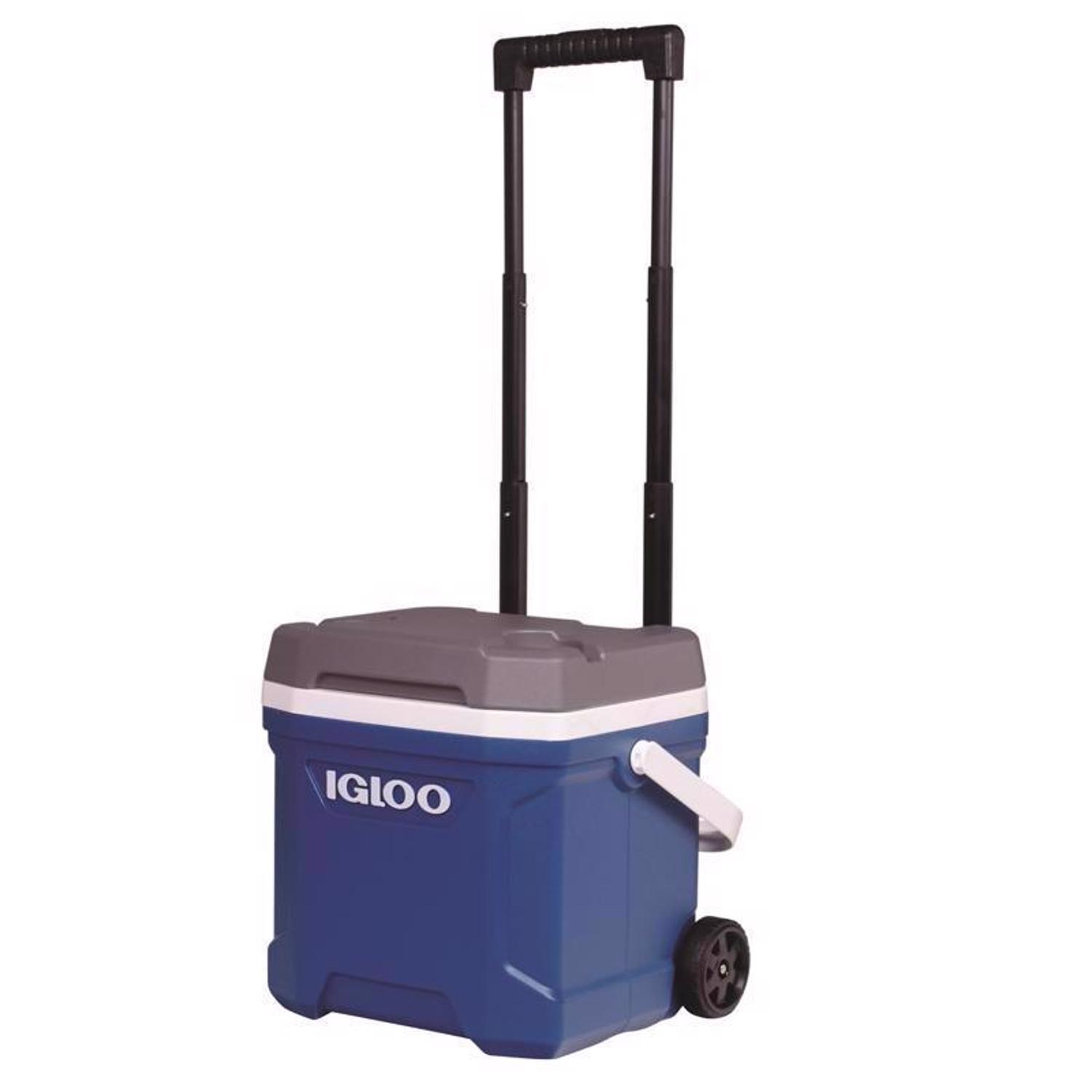Igloo Blue/Gray 16 qt Roller Cooler