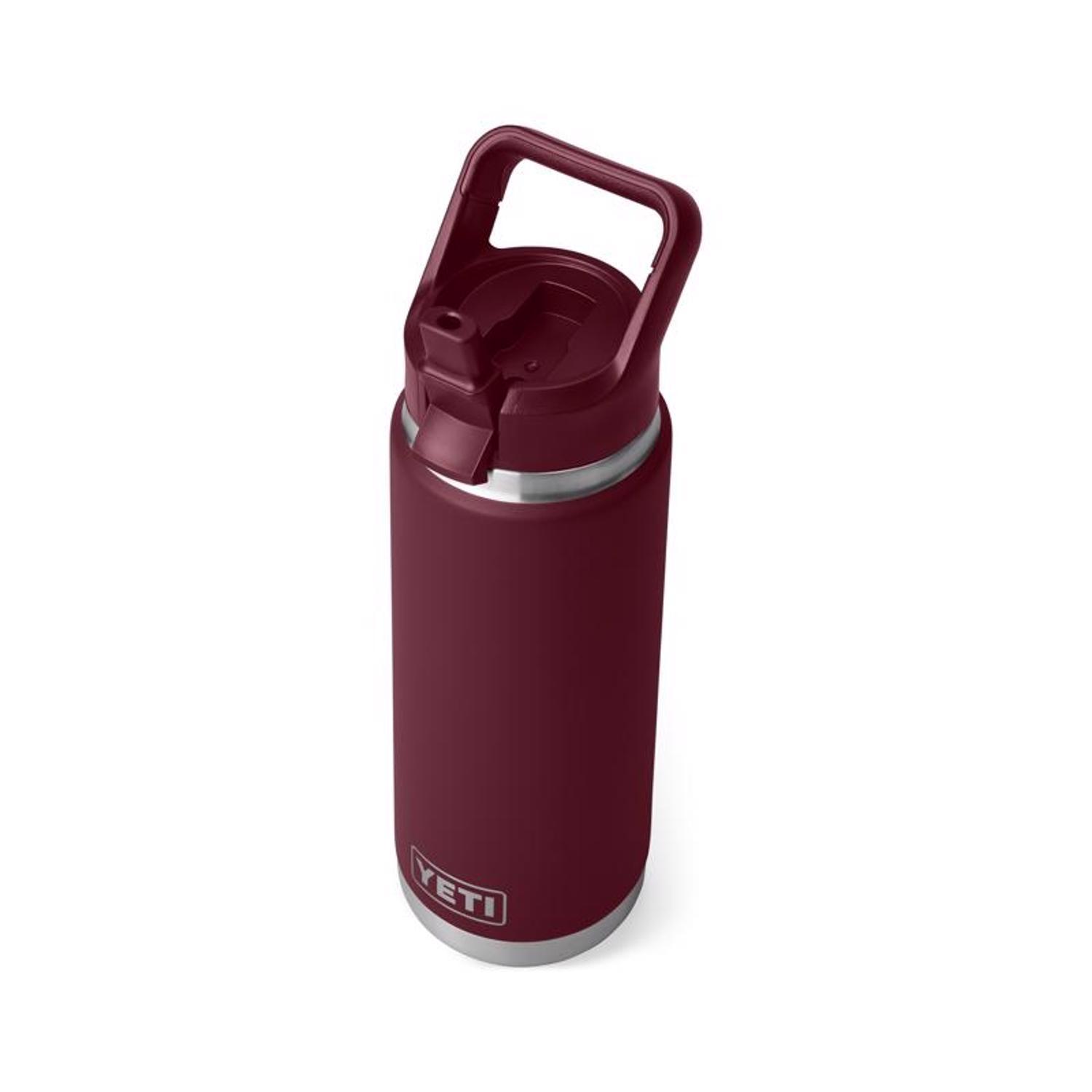 YETI Rambler 26 oz. Wild Vine Red BPA Free Bottle with Straw Cap