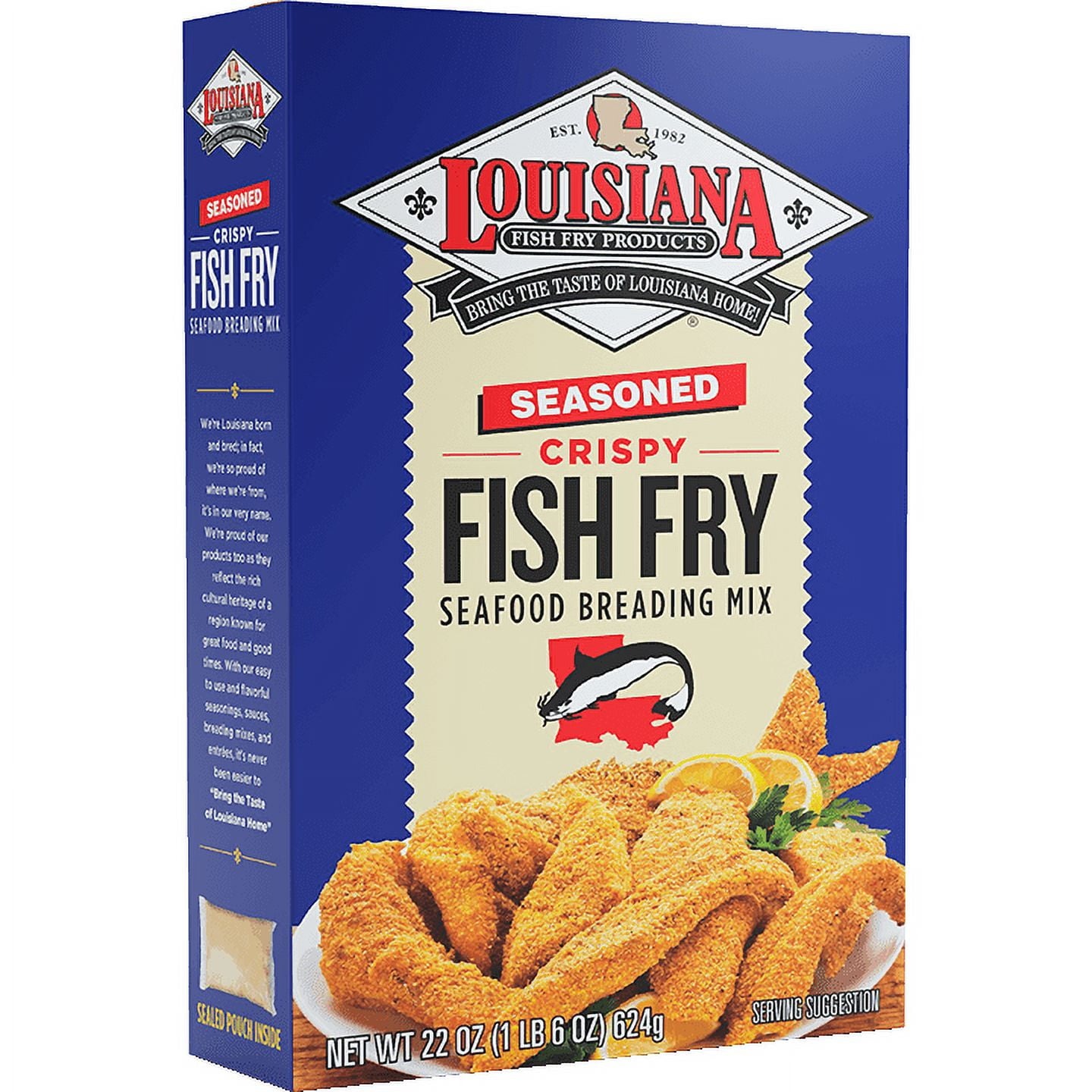 Louisiana Fish Fry Products Seasoned Fish Fry 22oz