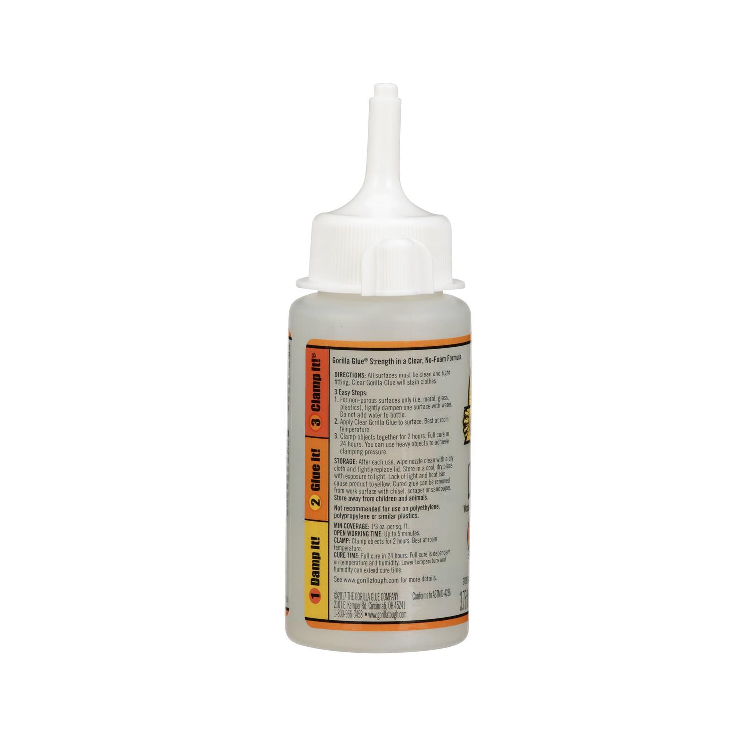 Gorilla High Strength Clear Clear Glue 3.75 oz