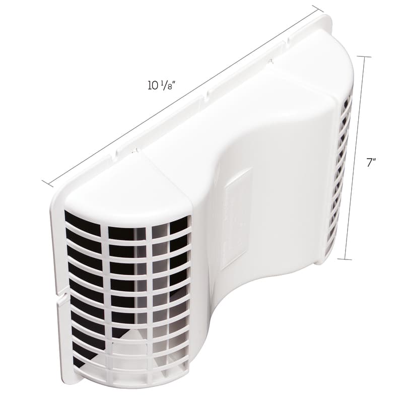 Deflect-O White Plastic Eave Vent