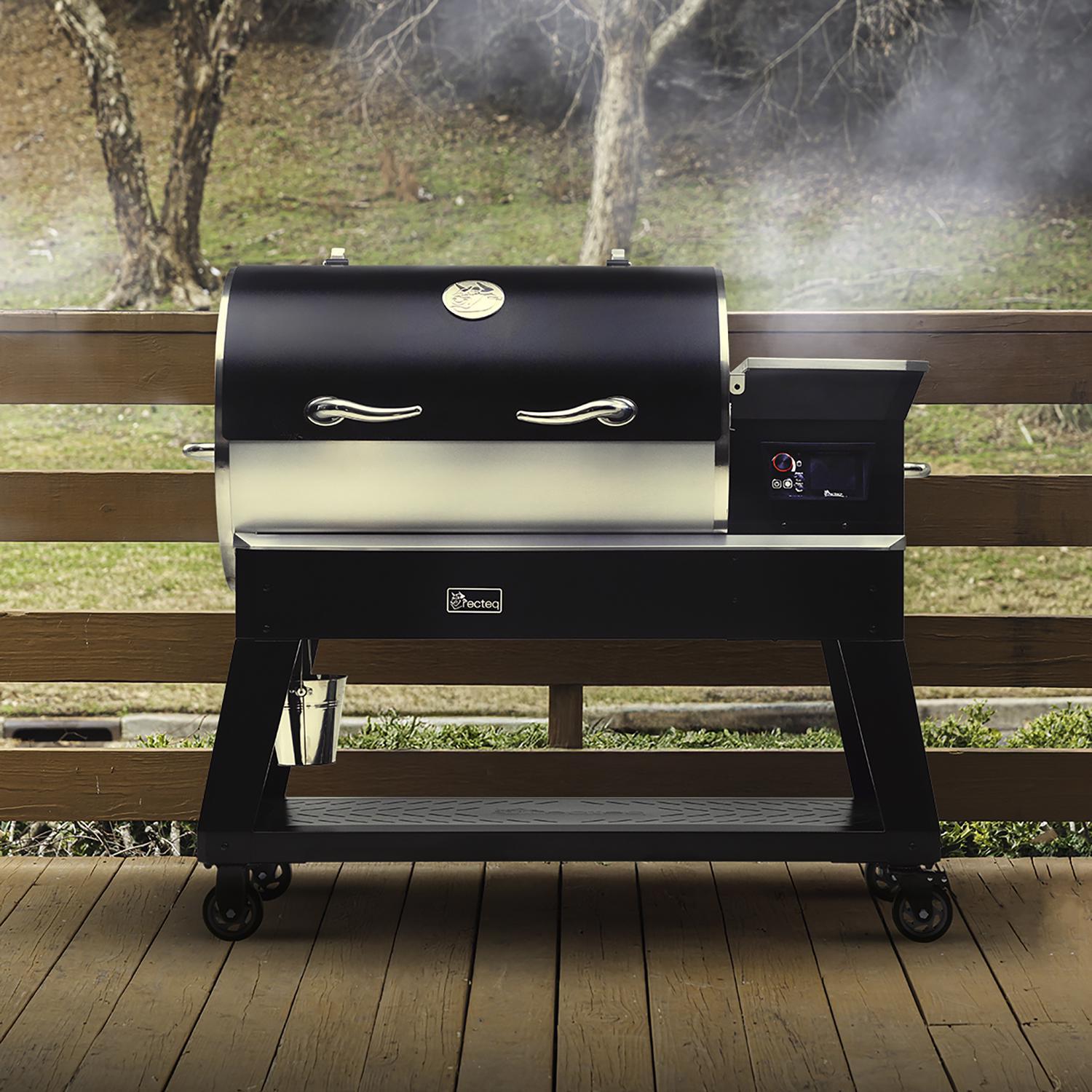 Recteq Backyard Beast 1200 Wood Pellet WiFi Grill and Smoker Black/Silver