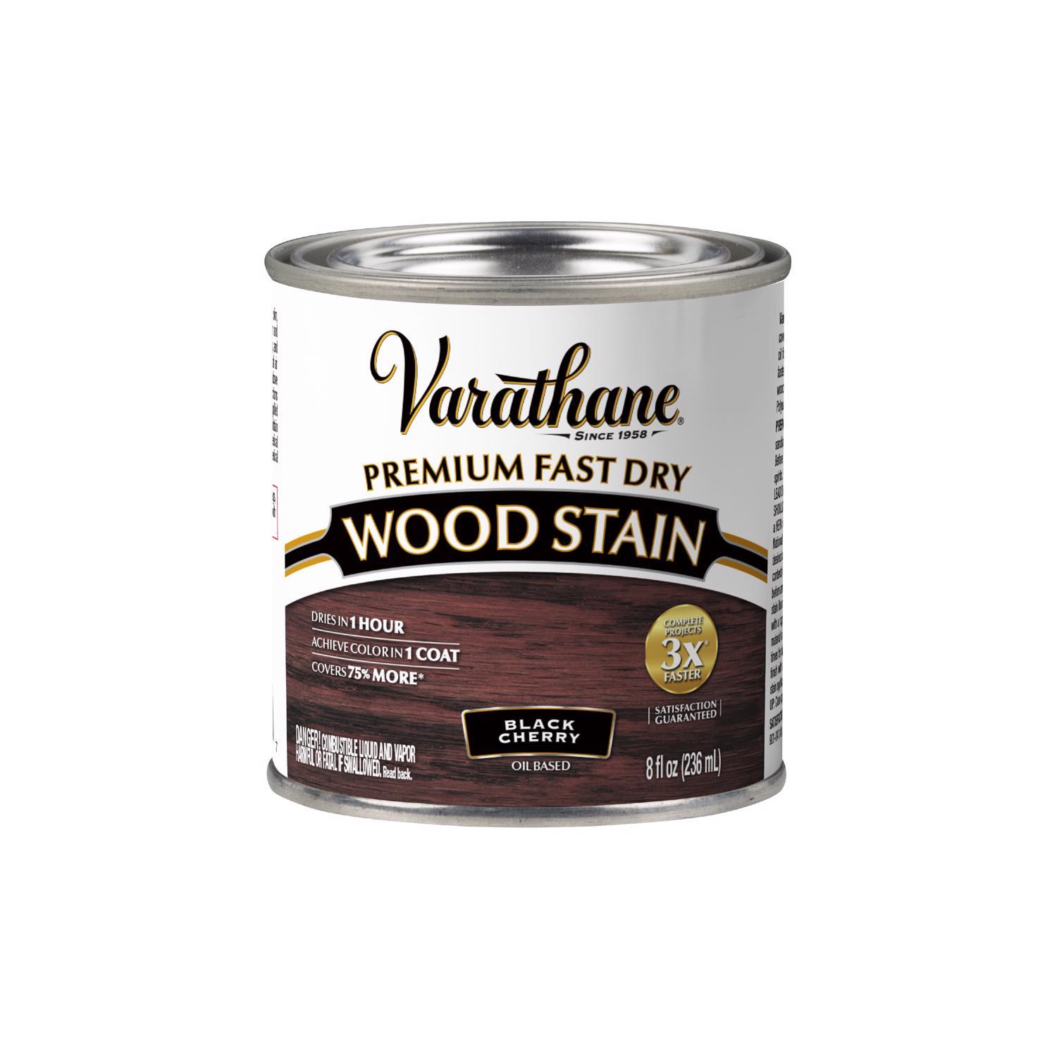 Varathane Premium Black Cherry Oil-Based Fast Dry Wood Stain 1/2 pt