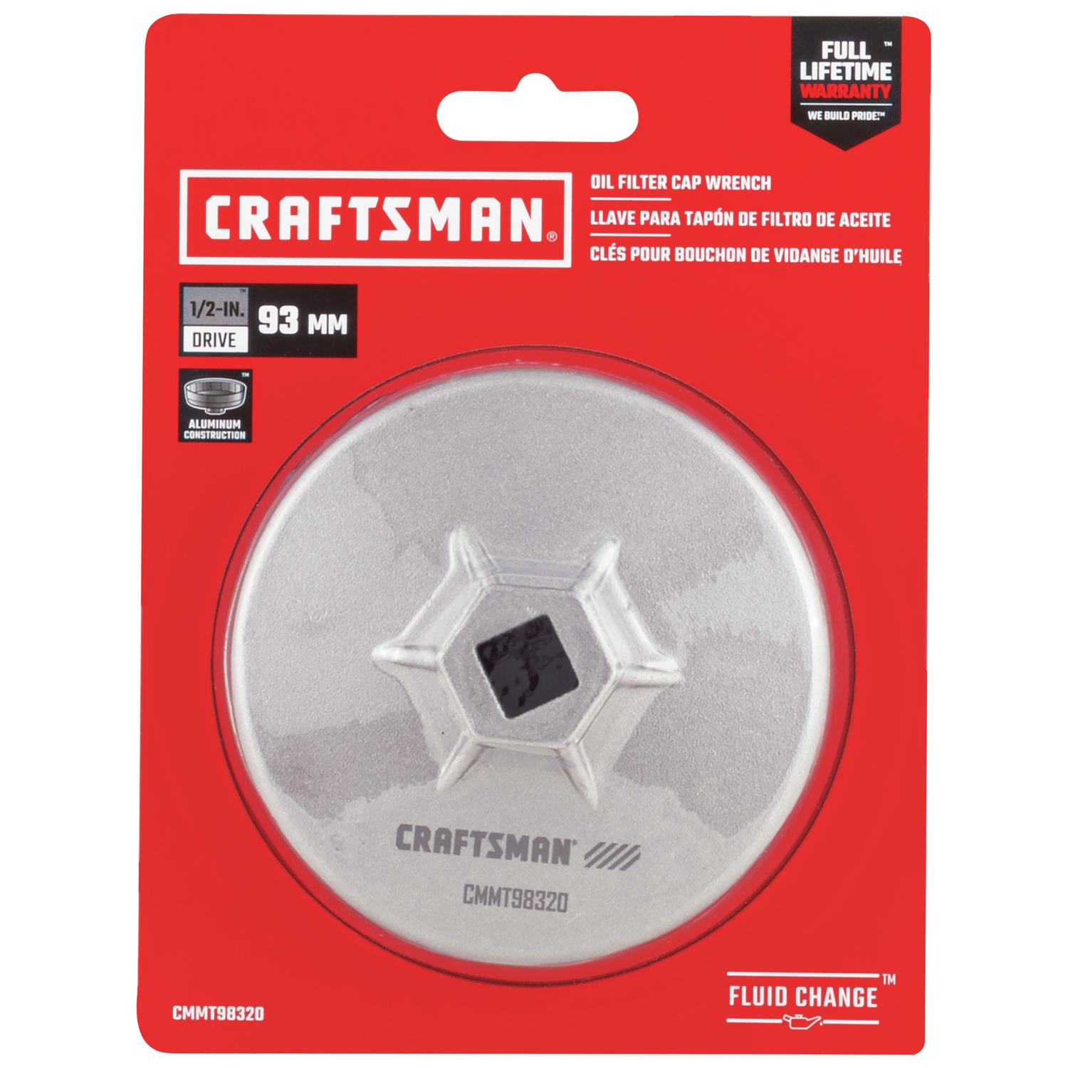 Craftsman End Cap Oil Filter Cap Wrench 3.7 in.