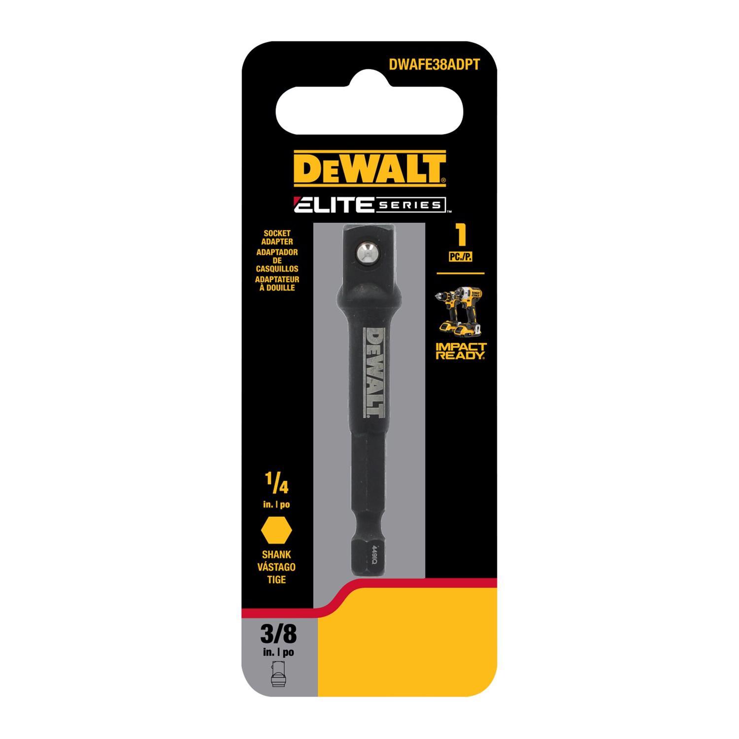 DeWalt Impact Ready 3 in. L X 3/8 in. Socket Adapter 1 pc